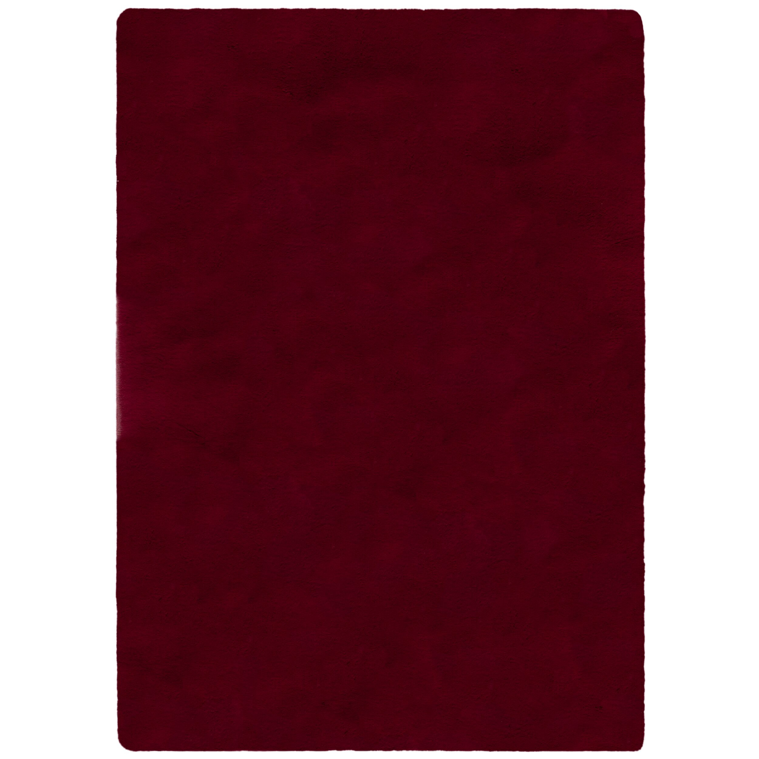 Flair Rugs, Kusový koberec Ivy Faux Fur Red, 80x150, červená, obývacia izba