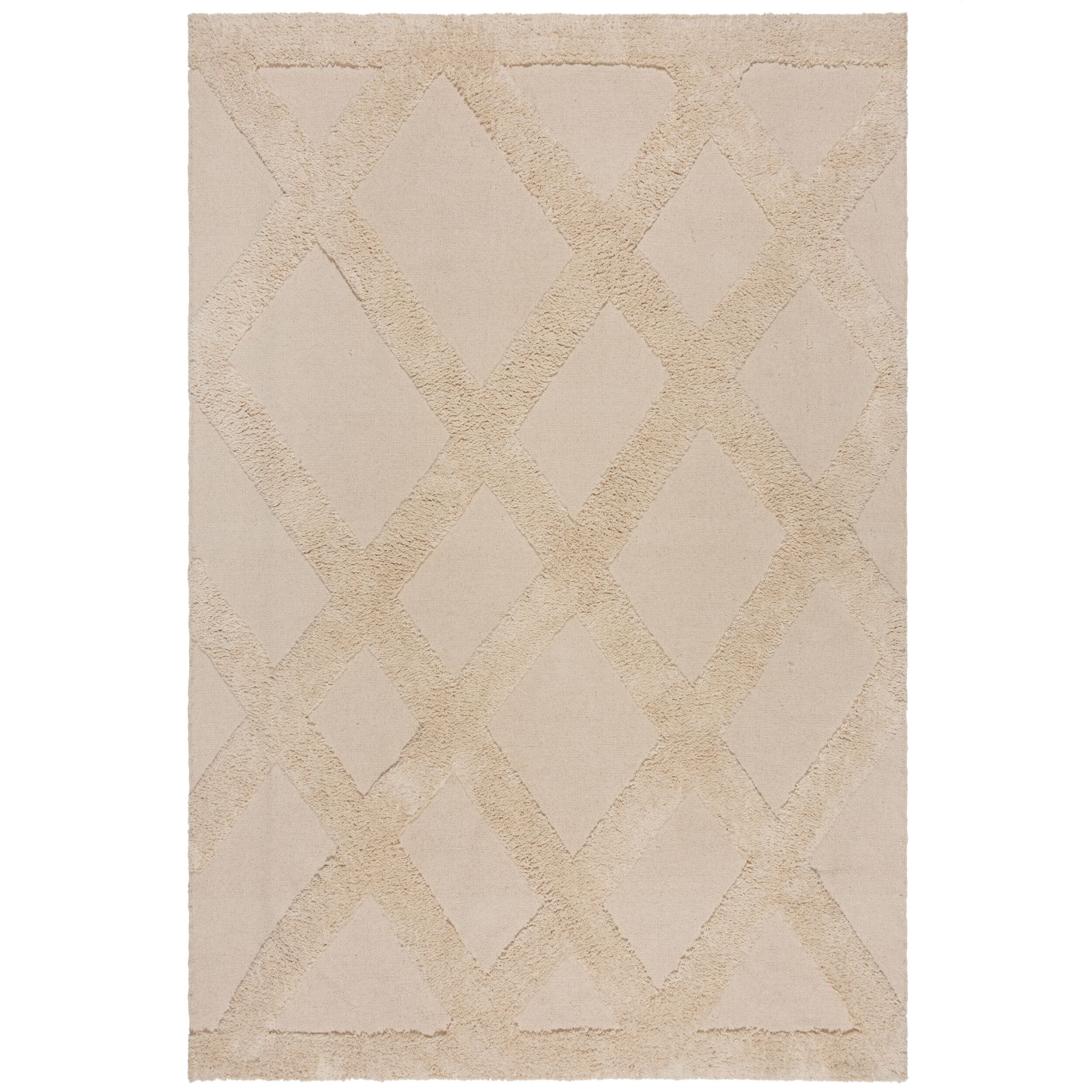 Flair Rugs, Kusový koberec Kaia Tessa Diamond Natural, 80x150, béžová, obývacia izba
