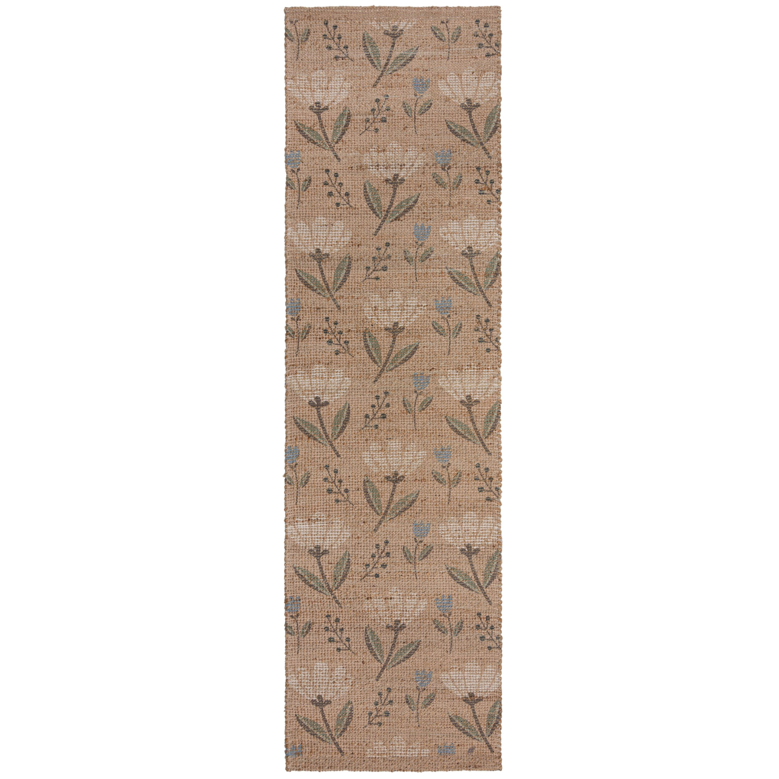 Flair Rugs, Behúň Nadya Arriana Floral Natural, 60x230, béžová, obývacia izba