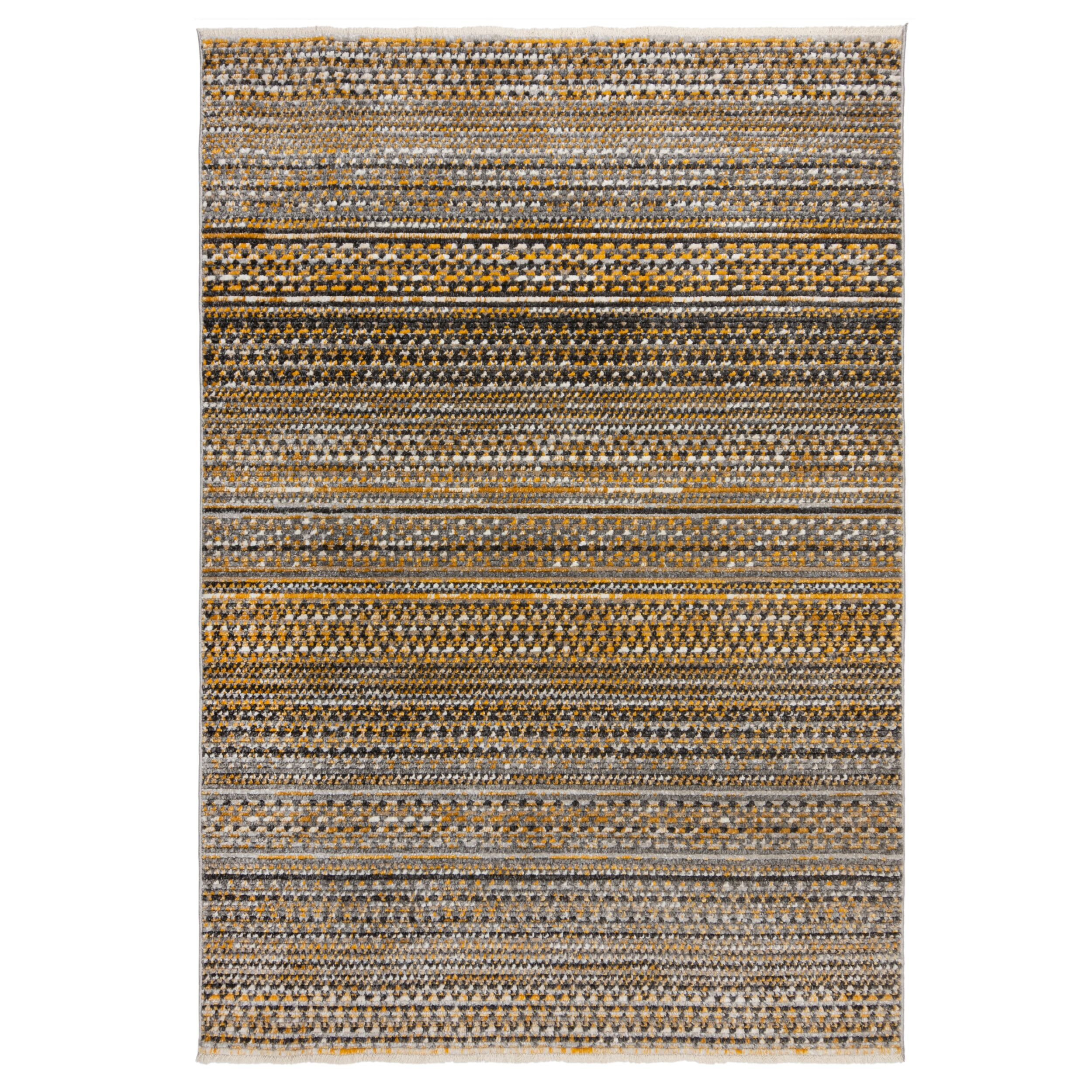 Flair Rugs, Kusový koberec Santiago Camino Yellow, 160x230, žltá, obývacia izba