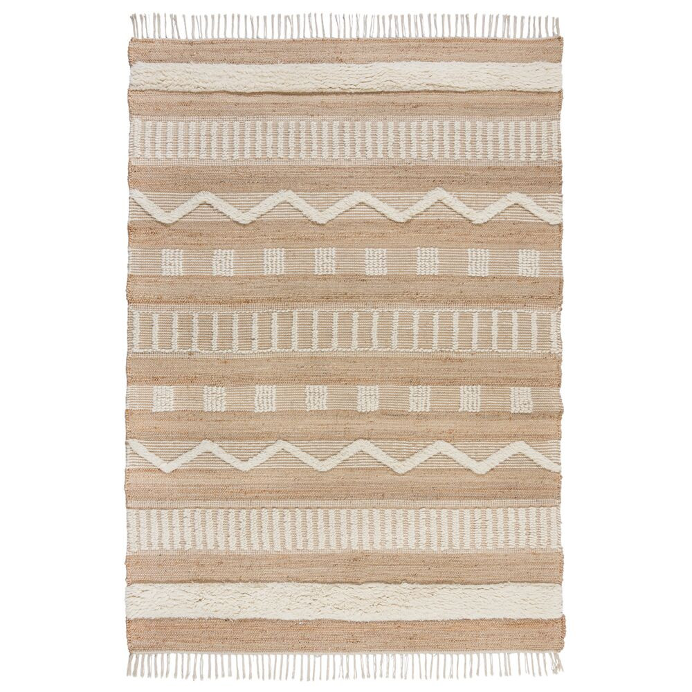 Flair Rugs, AKCIA: 160x230 cm Kusový koberec Jubilant Medina Jute Natural/Ivory, béžová, obývacia izba