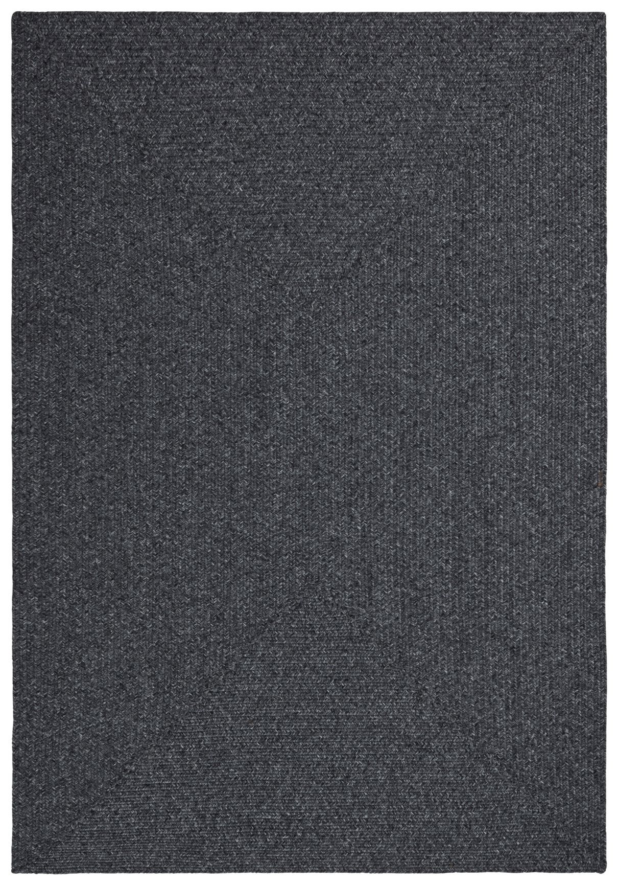 Hanse Home, AKCIA: 80x150 cm Kusový koberec Braided 105550 Dark Grey – na von aj na doma, šedá, chodba / predsieň