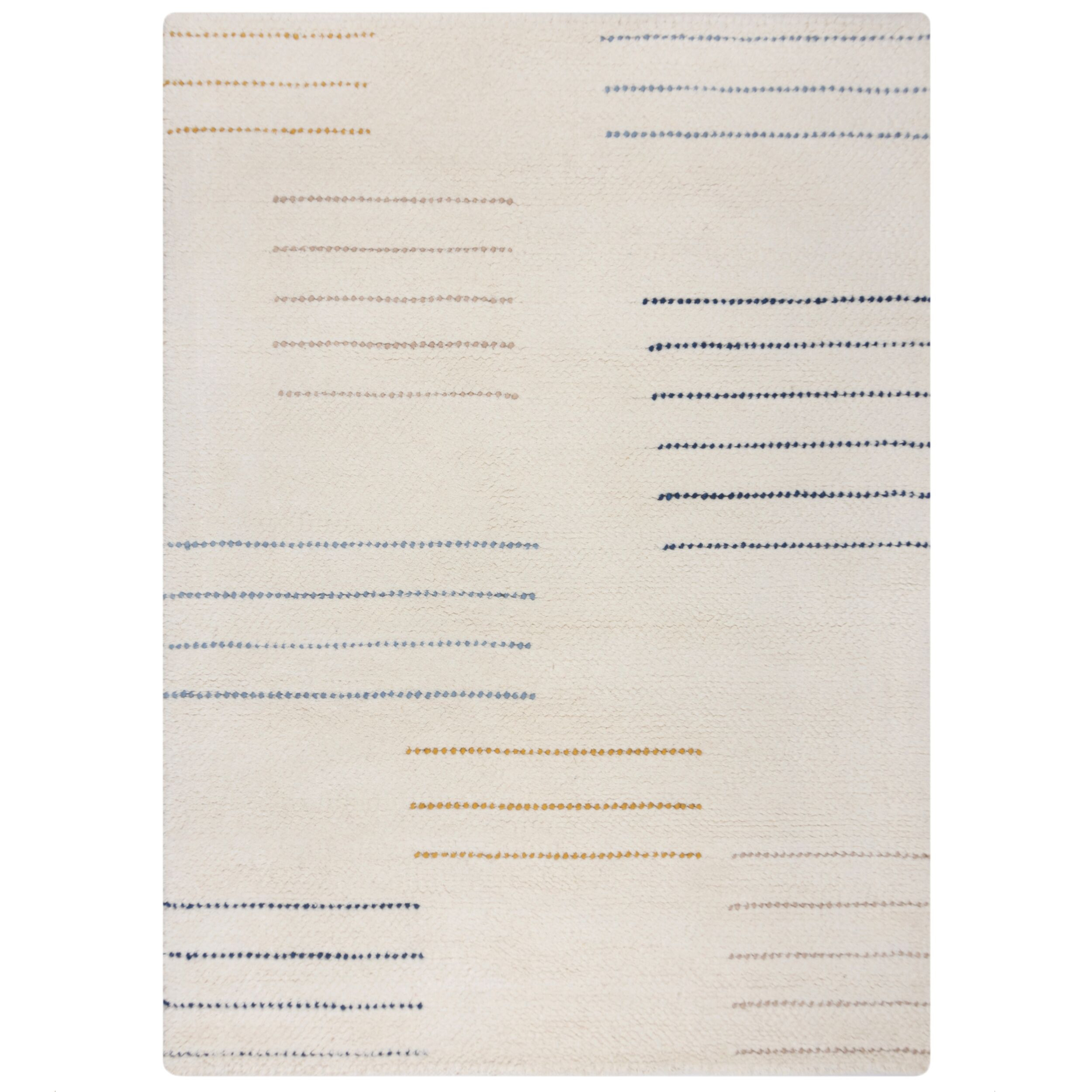 Flair Rugs, Kusový koberec Dottie Geometric Blue/Multi, 120x170, biela, obývacia izba