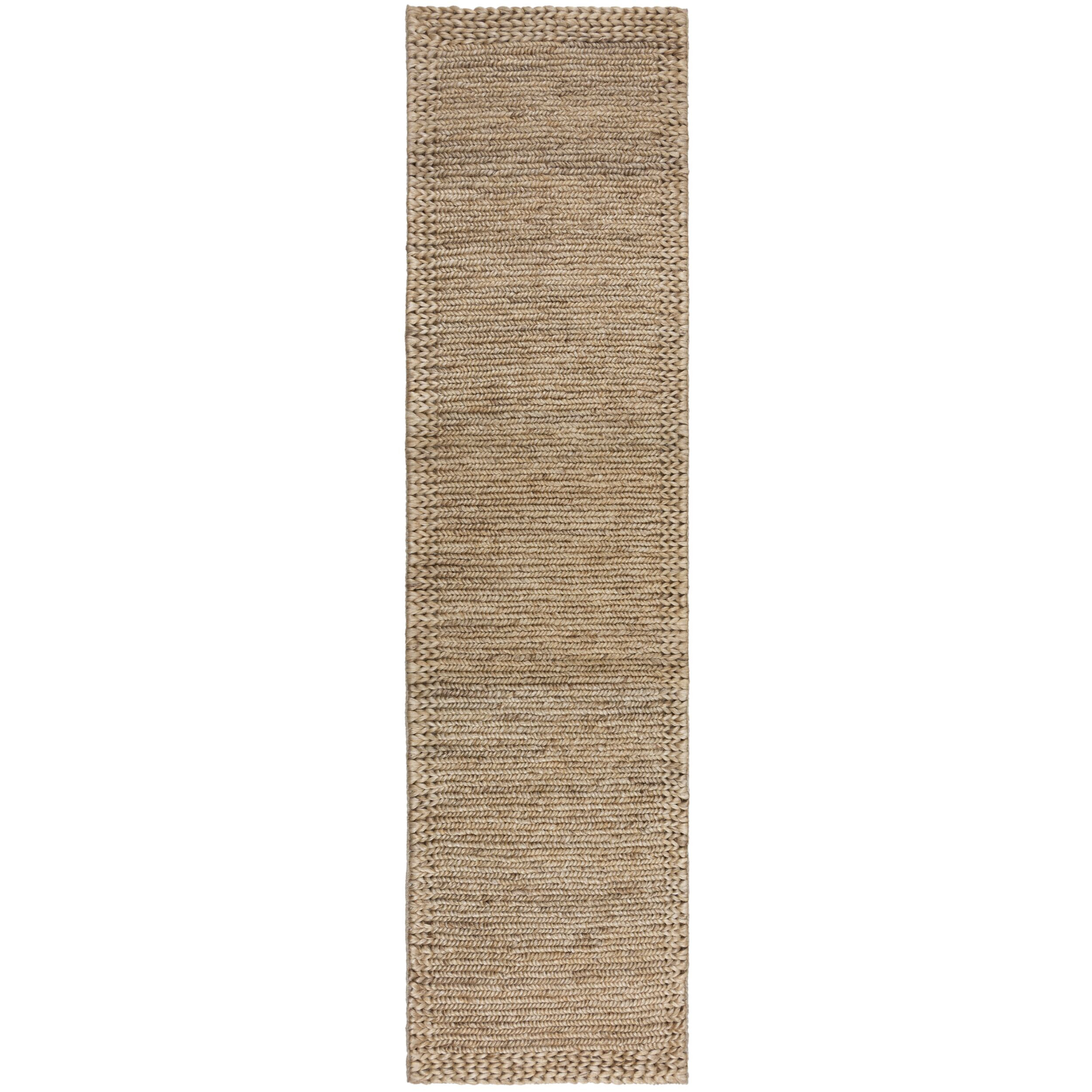 Flair Rugs, Behúň Drew Braid Border Natural, 60x230, béžová, chodba / predsieň