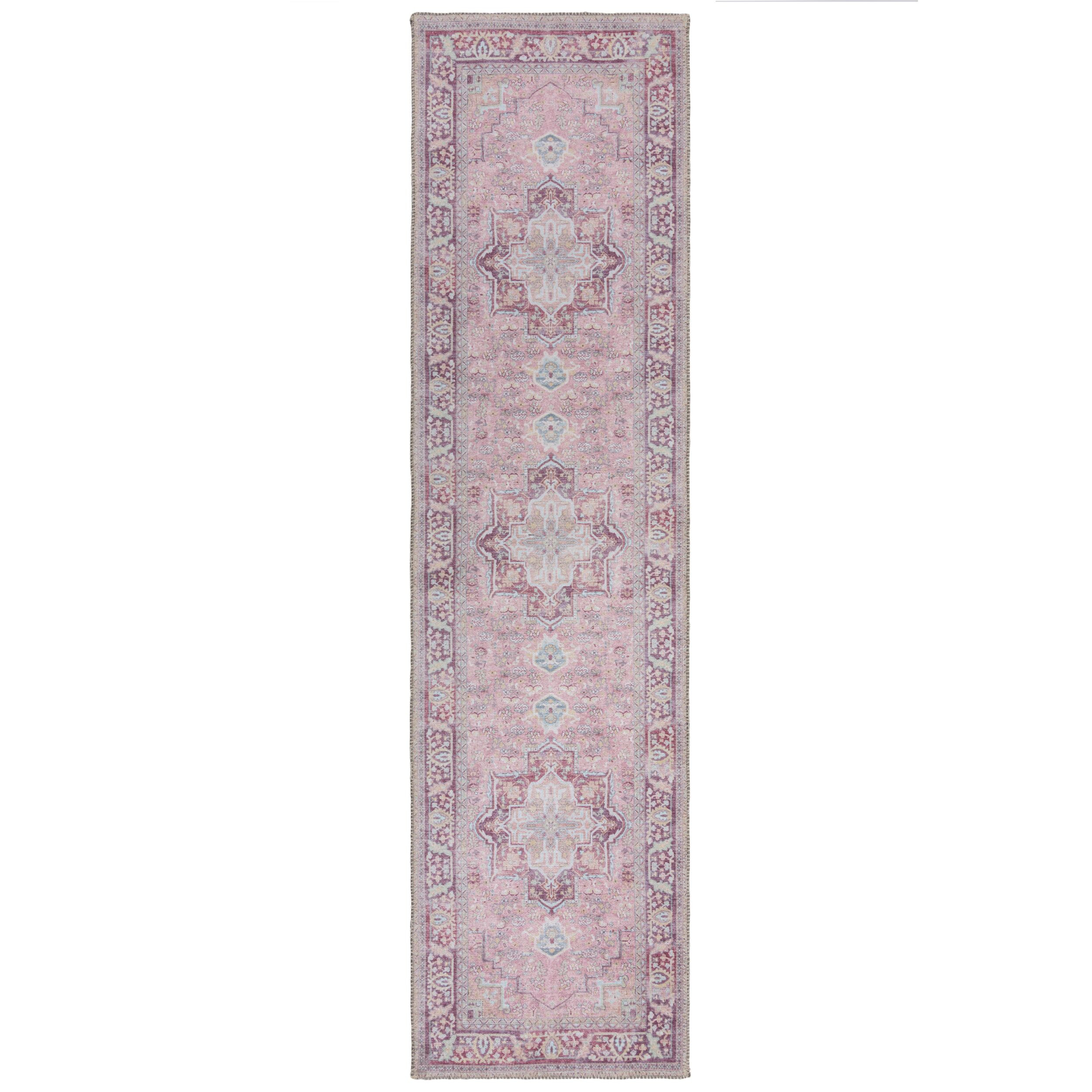 Flair Rugs, Behúň Hebden Windsor Pink, 60x230, ružová, obývacia izba