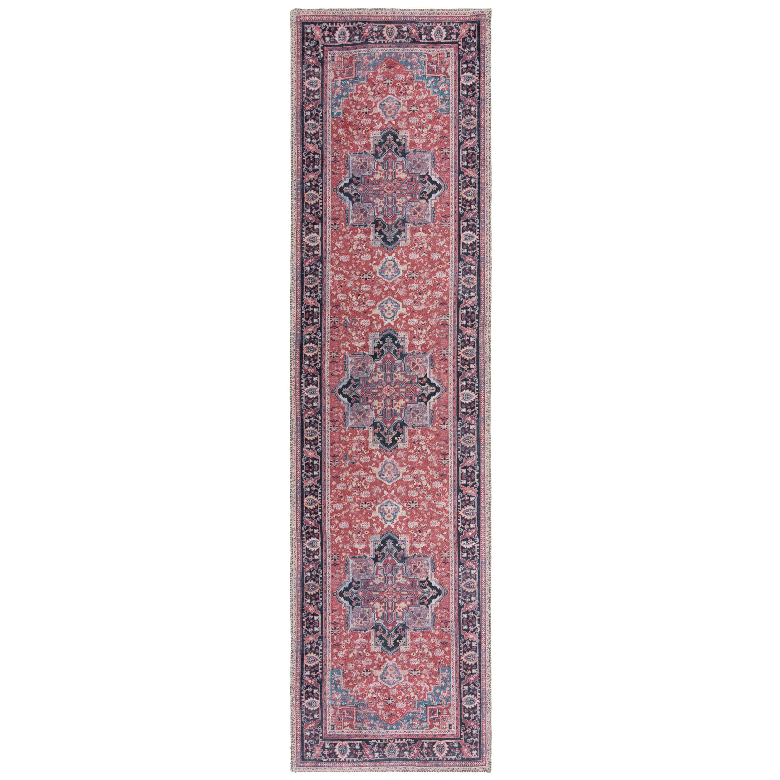 Flair Rugs, Behúň Hebden Windsor Red, 60x230, červená, obývacia izba