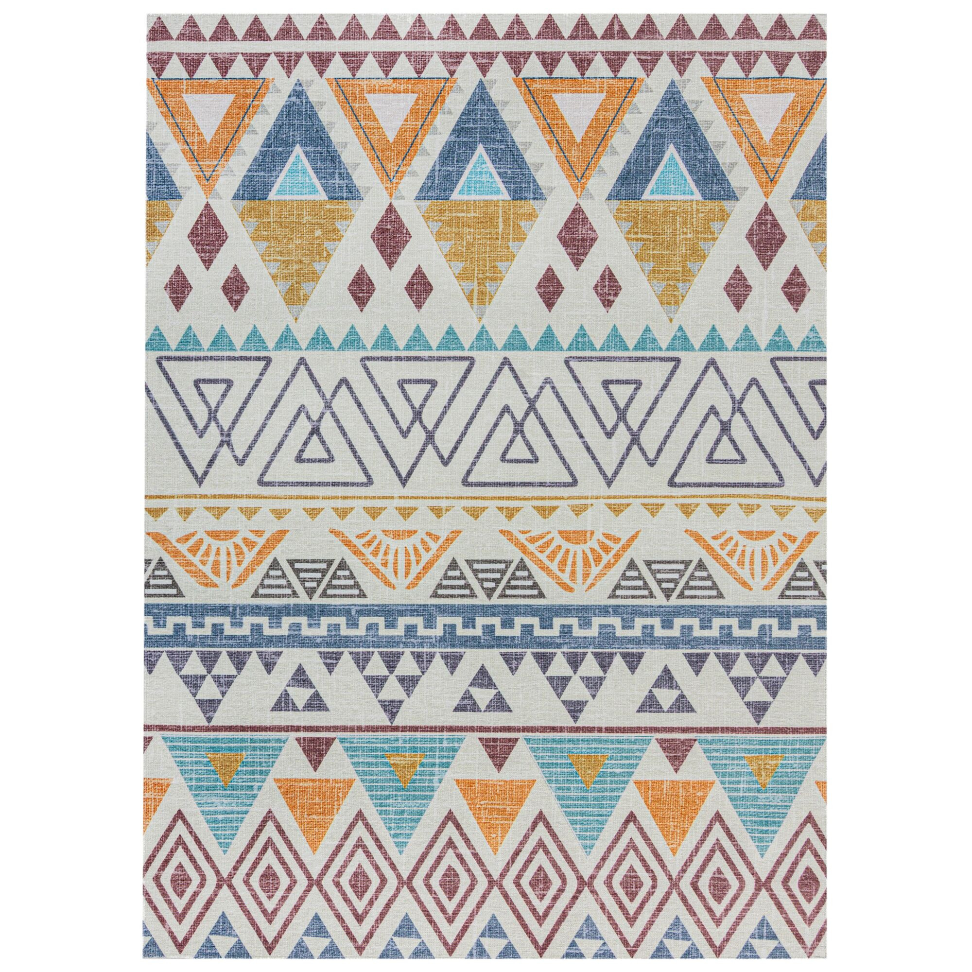 Flair Rugs, Kusový koberec Match Lyle Aztec Multi, 170x240, viacfarebná, chodba / predsieň