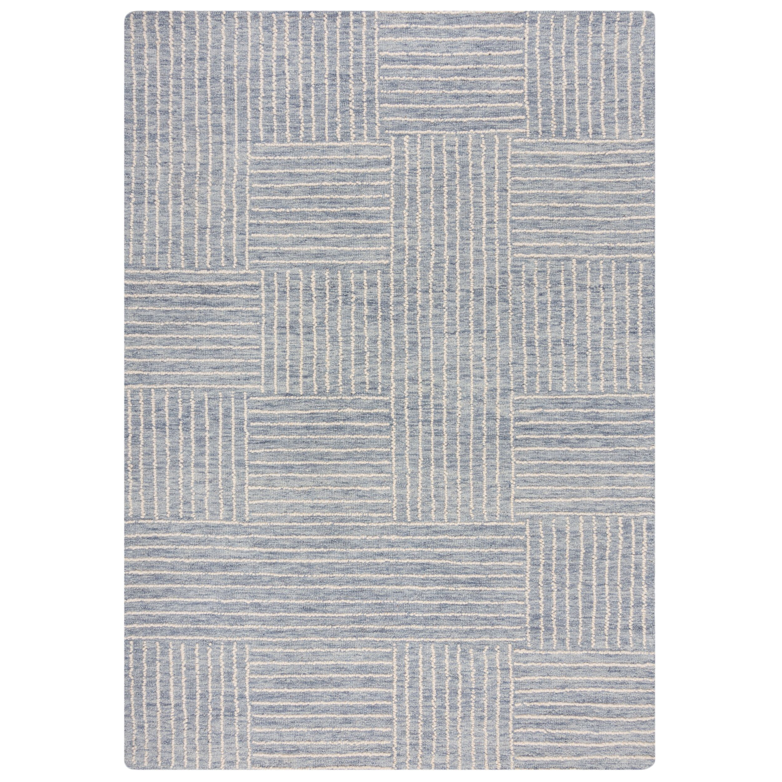 Flair Rugs, Kusový koberec Memphis Abstract Check Blue, 80x150, modrá, obývacia izba