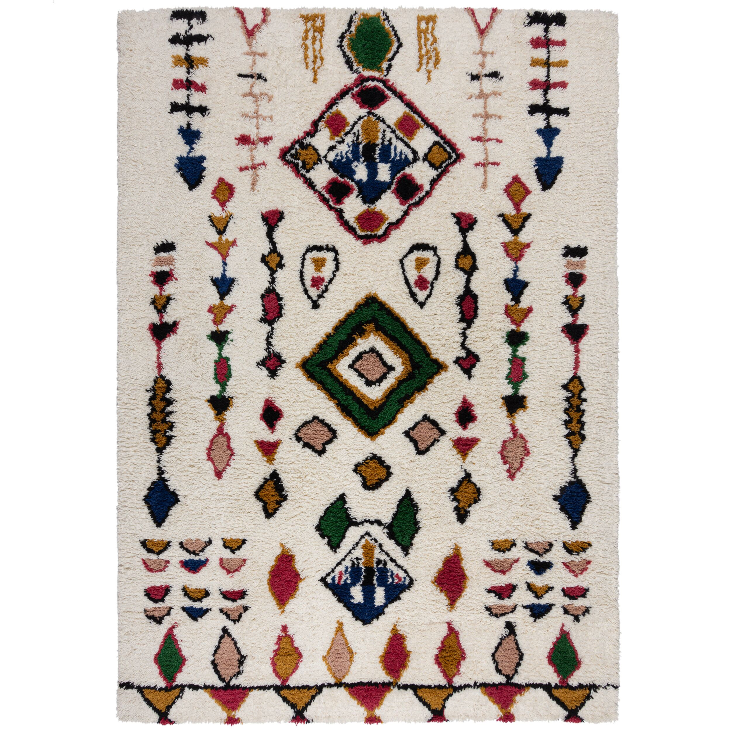 Flair Rugs, Kusový koberec Moroccan Fes Shaggy Multi, 160x230, viacfarebná, obývacia izba