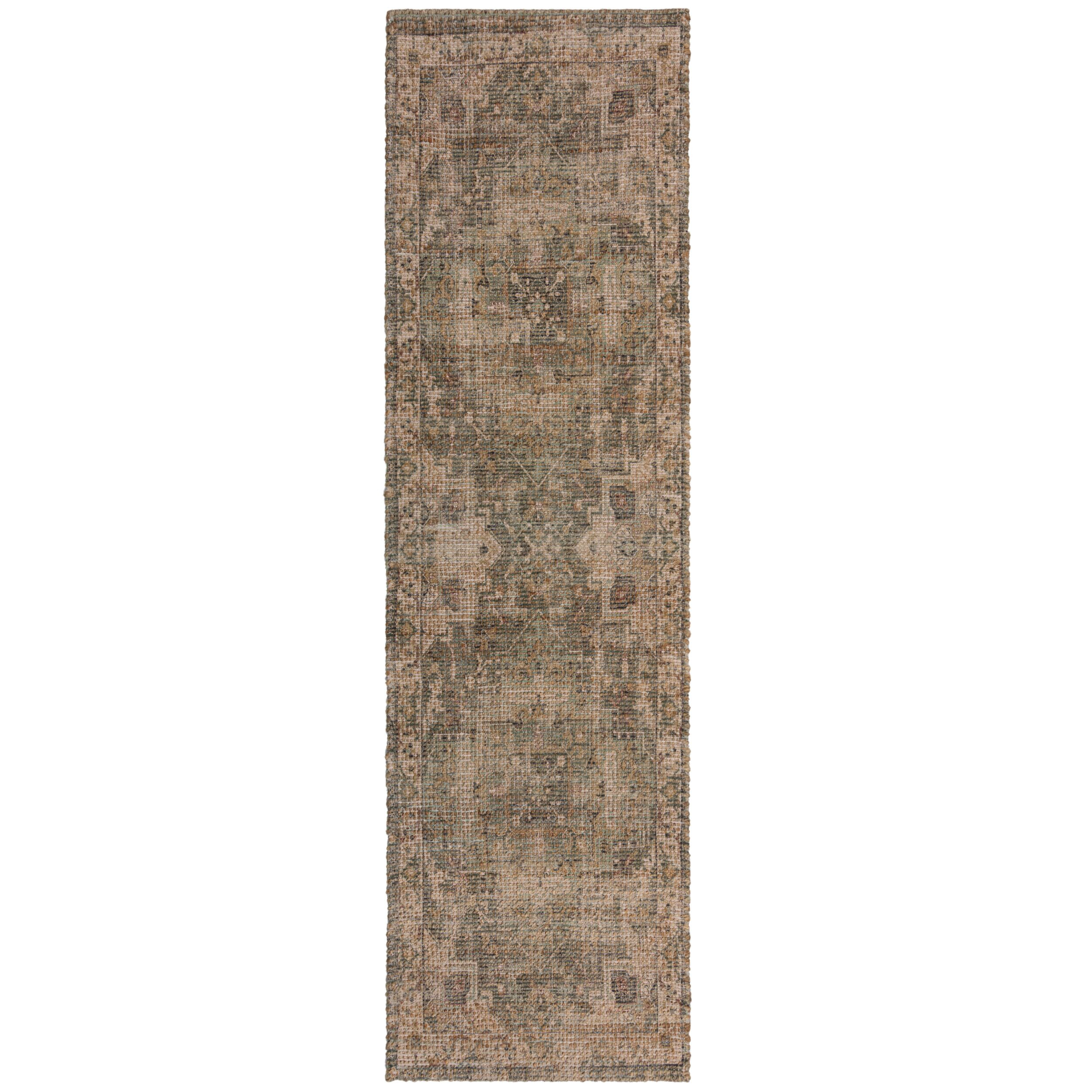 Flair Rugs, Behúň Nadya Selena Green, 60x230, zelená, obývacia izba