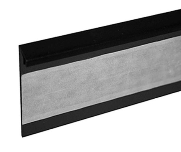 Döllken, DOPREDAJ: 2500x55x10 mm cm Kobercová (soklová) lišta TL55 110 černá 250 cm, 2500x55x10 mm, čierna