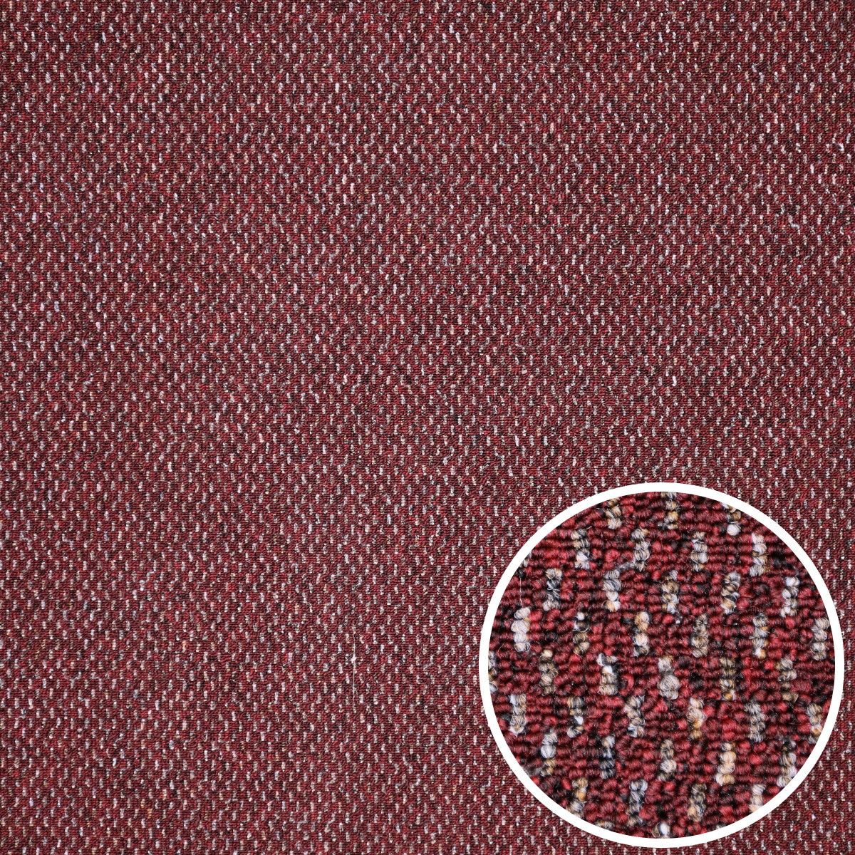 Timzo, Metrážny koberec Rubin 2159 red, na mieru, šíře 4m, červená, ab (mriežka), chodba / predsieň