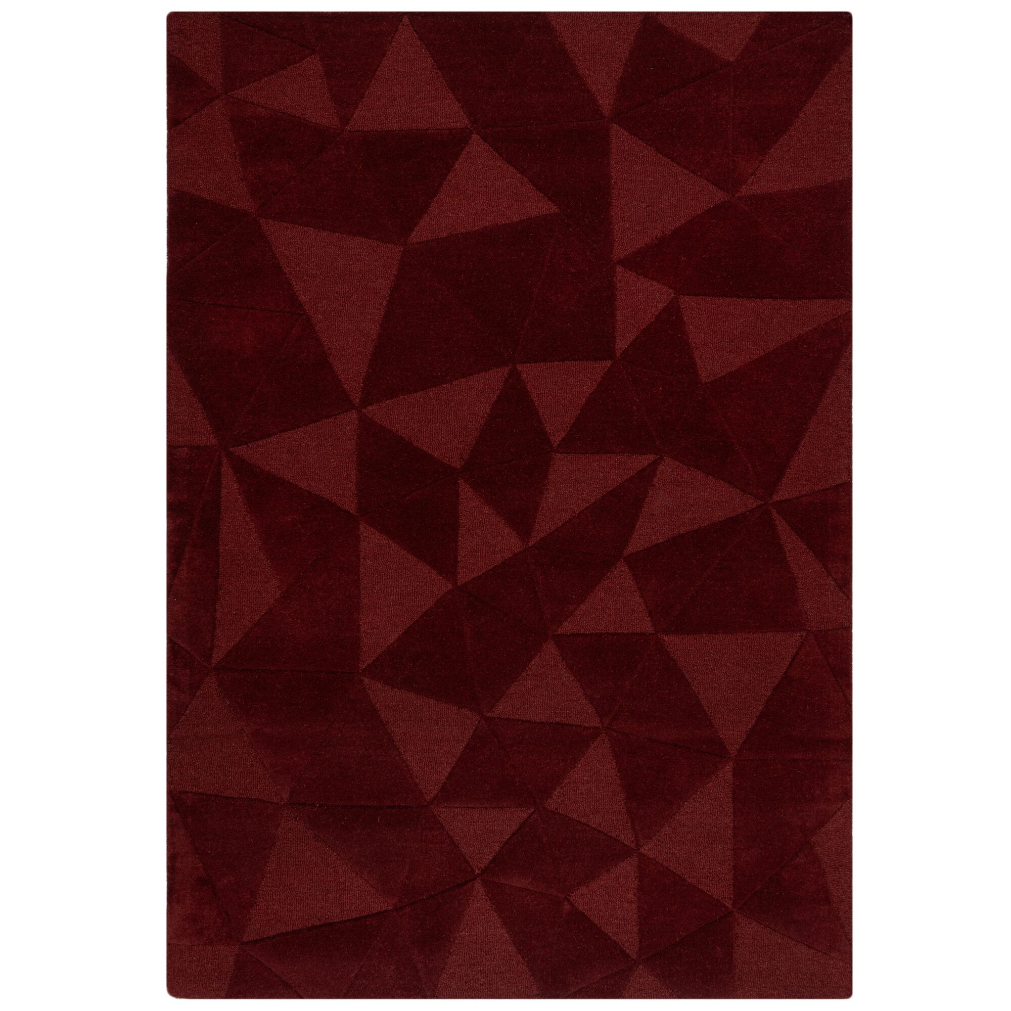 Flair Rugs, AKCIA: 160x230 cm Kusový koberec Moderno Shard Red, červená, chodba / predsieň