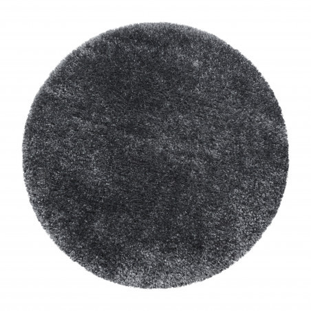 Ayyildiz, AKCIA: 120x120 (průměr) kruh cm Kusový koberec Brilliant Shaggy 4200 Grey kruh, šedá, obývacia izba