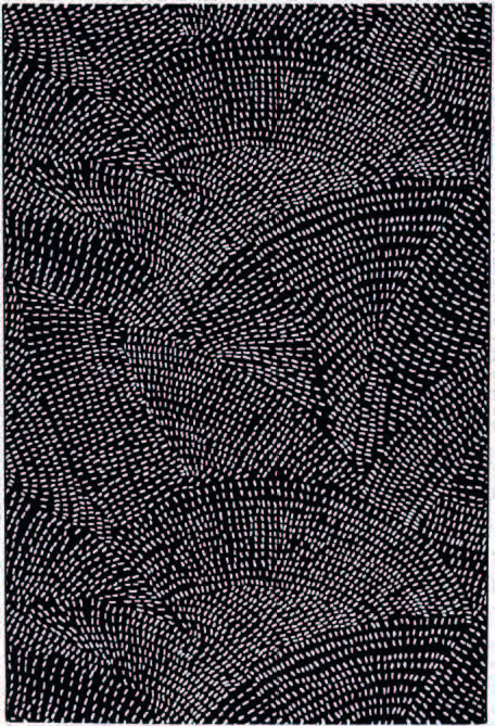 Osta, Dopredaj: Kusový koberec Ink 46307/AF900, 160x230, čierna, chodba / predsieň