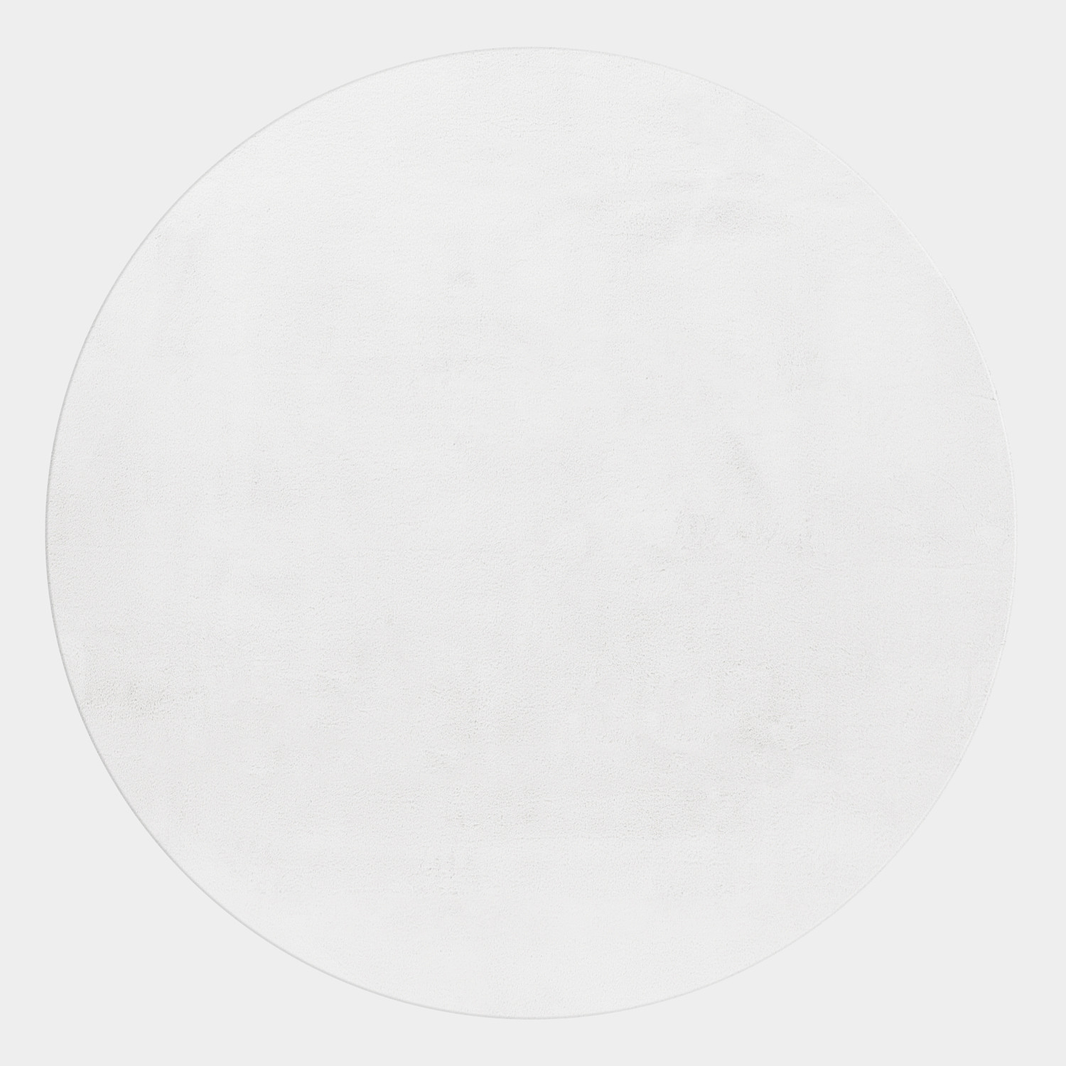 Ayyildiz Kusový koberec Pouffy 5100 White kruh - 120x120 cm