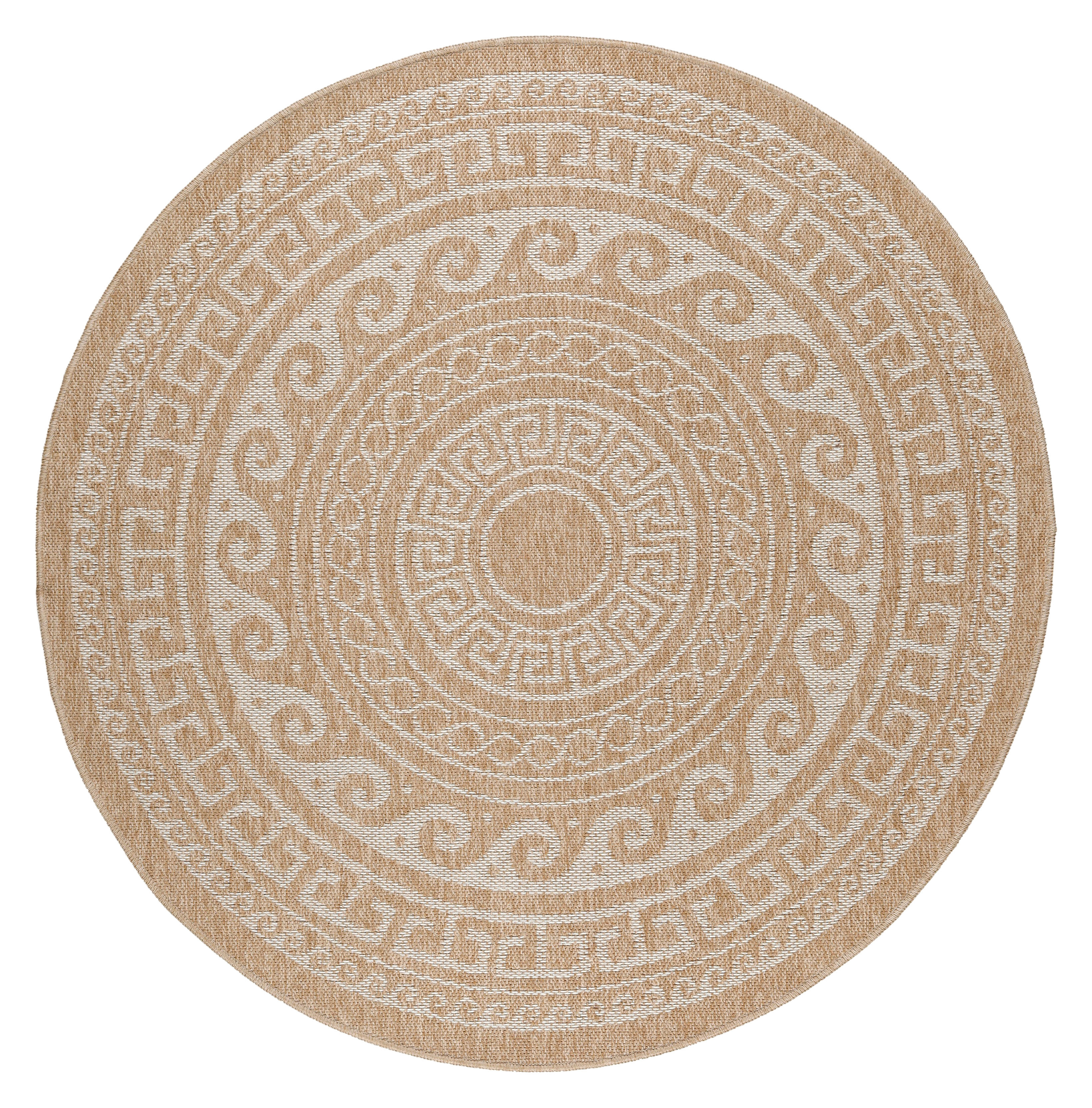 Ayyildiz Kusový koberec Comilla 887 Beige kruh - 80x80 cm