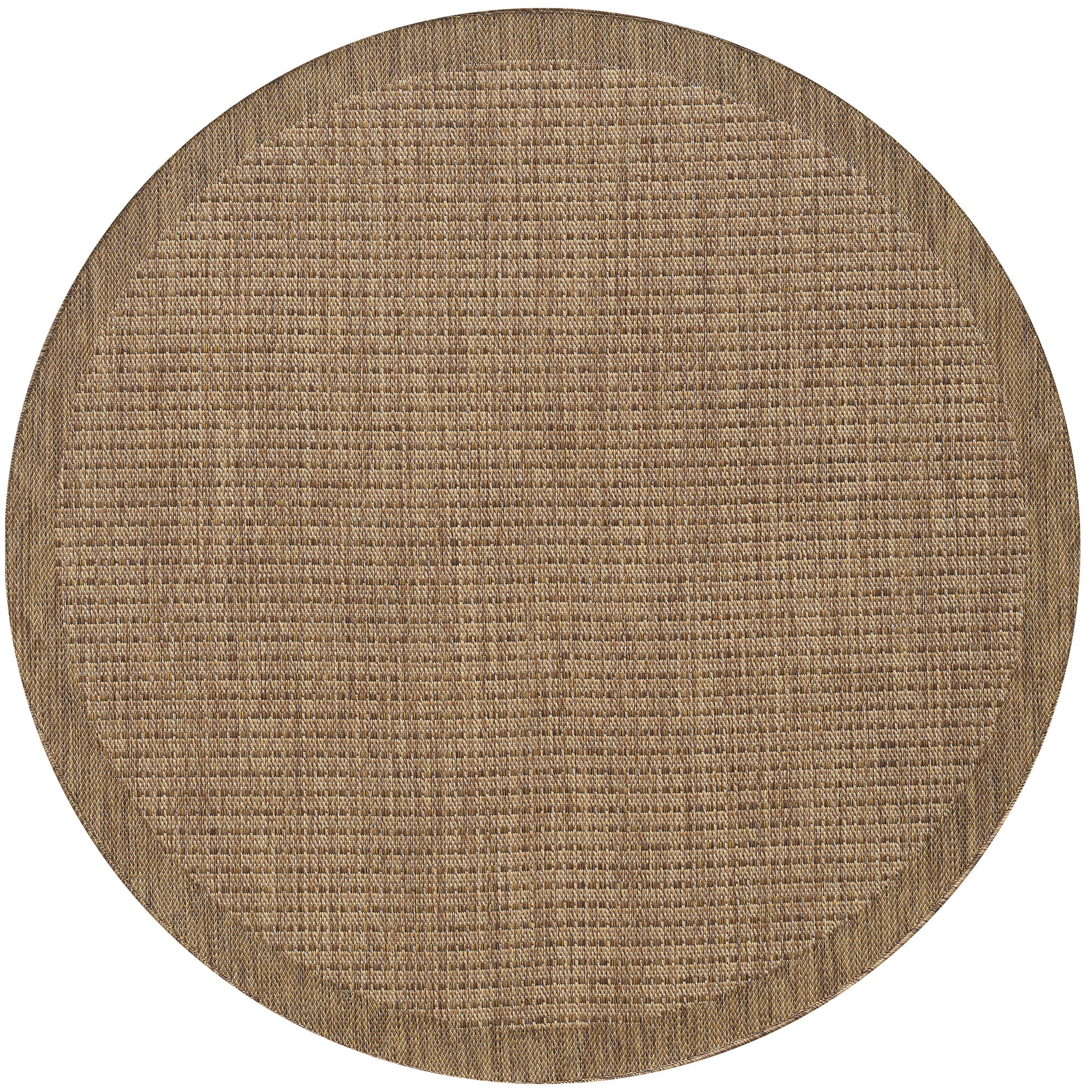 Ayyildiz Kusový koberec Giza 1410 Brown kruh - 200x200 cm