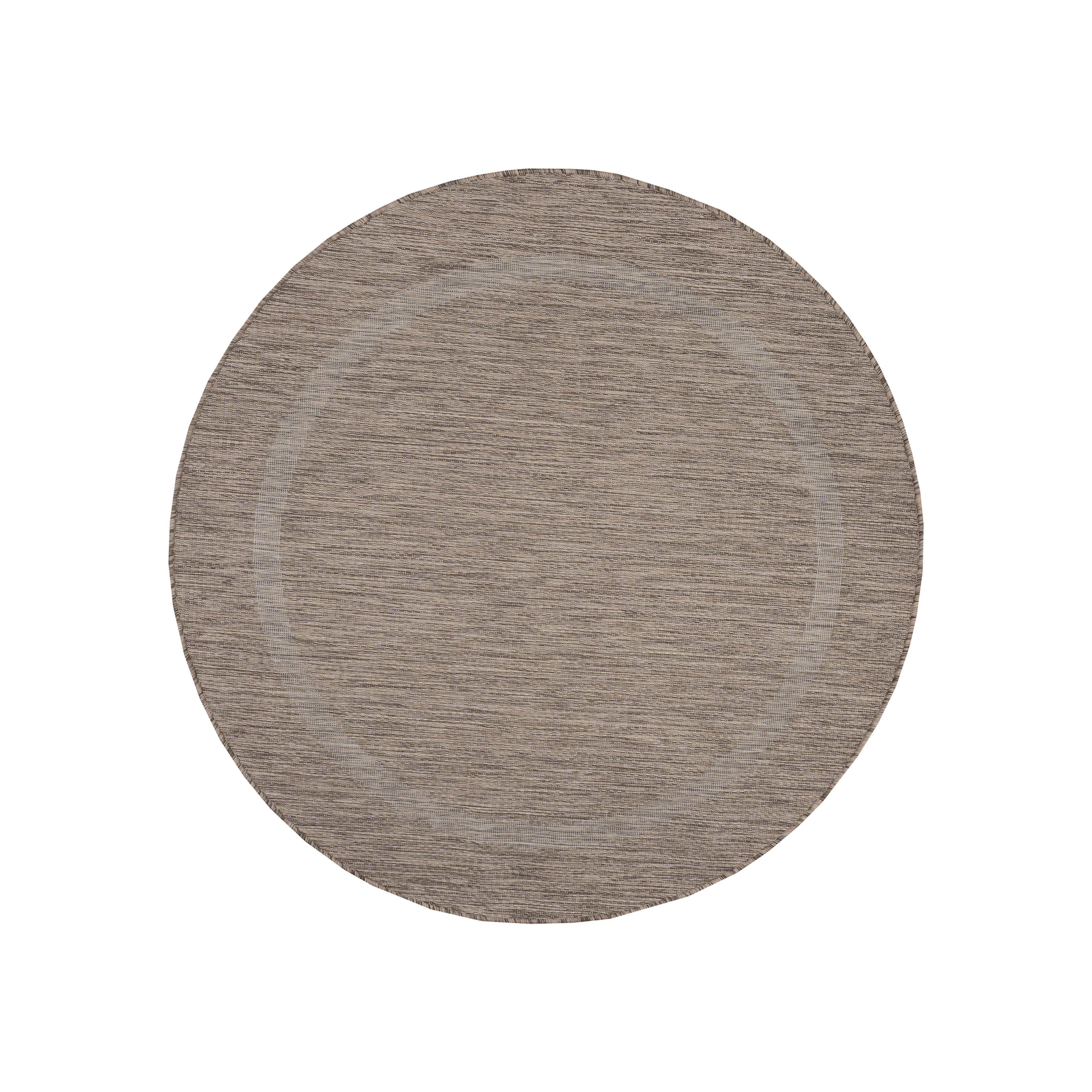 Ayyildiz Kusový koberec Relax 4311 Brown kruh - 120x120 cm