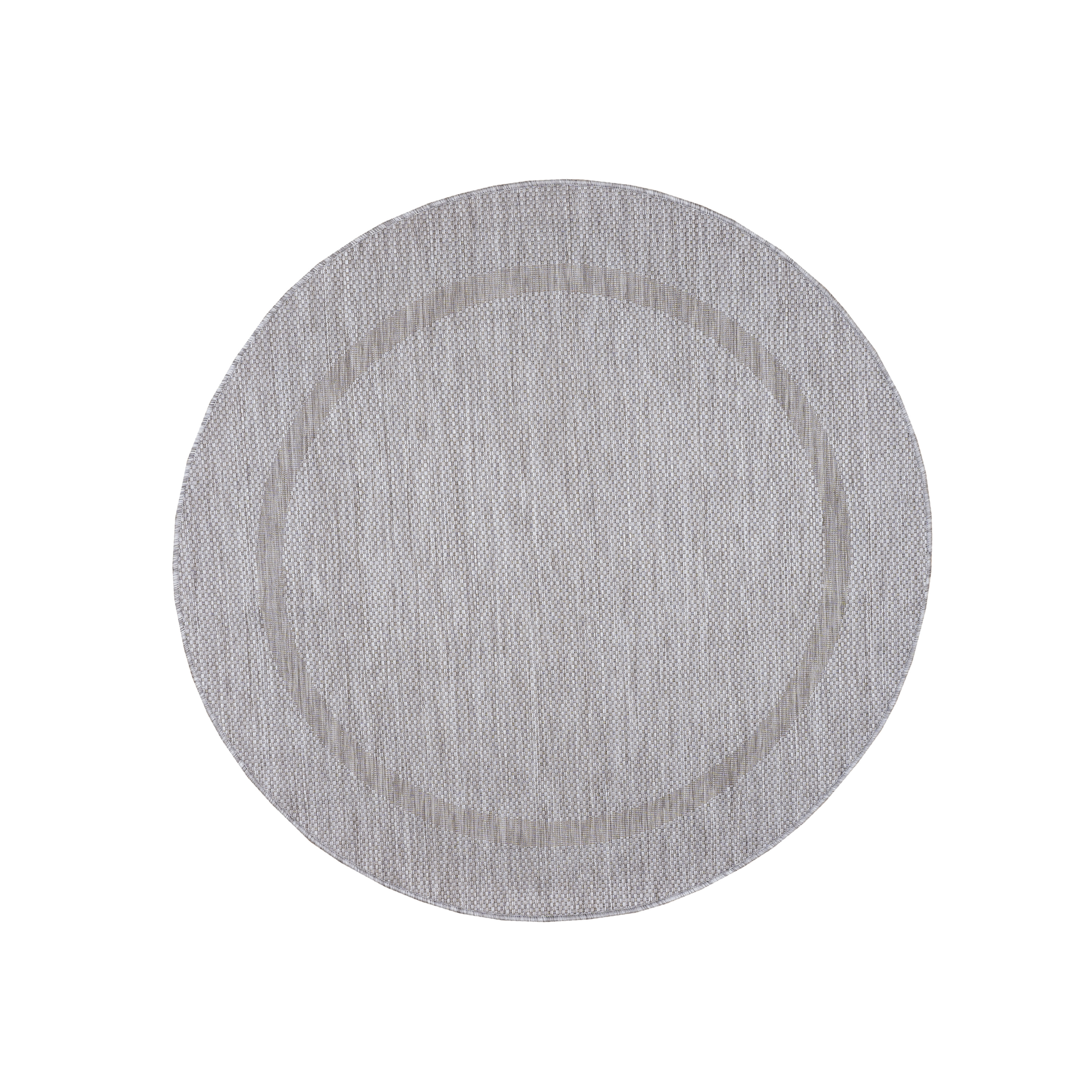 Ayyildiz Kusový koberec Relax 4311 Silver kruh - 120x120 cm