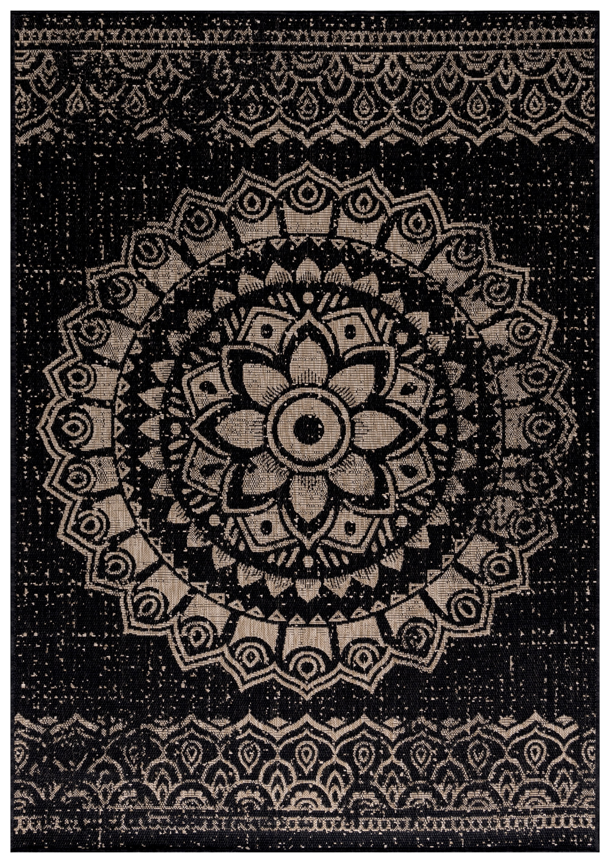 Ayyildiz, Kusový koberec Sunny 4417 Black, 160x230, čierna, chodba / predsieň