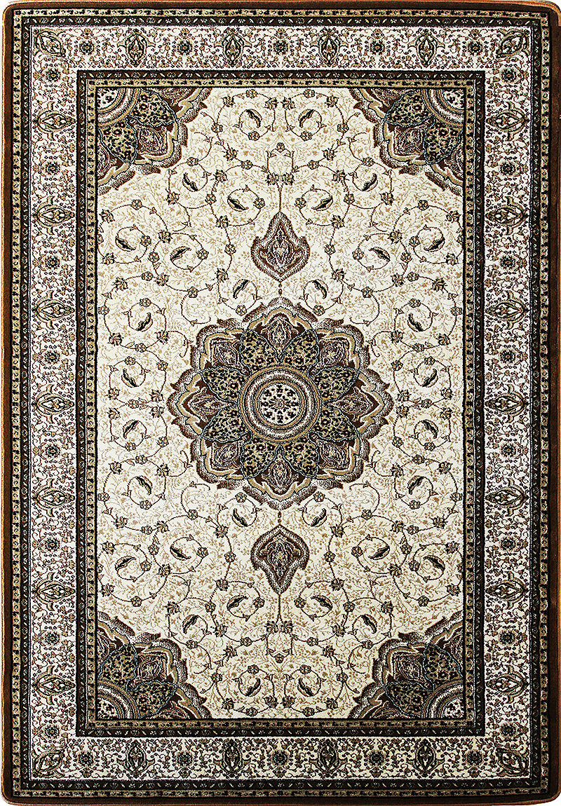 Berfin Dywany, AKCIA: 250x350 cm Kusový koberec Anatolia 5328 K (Cream), hnedá, kancelária