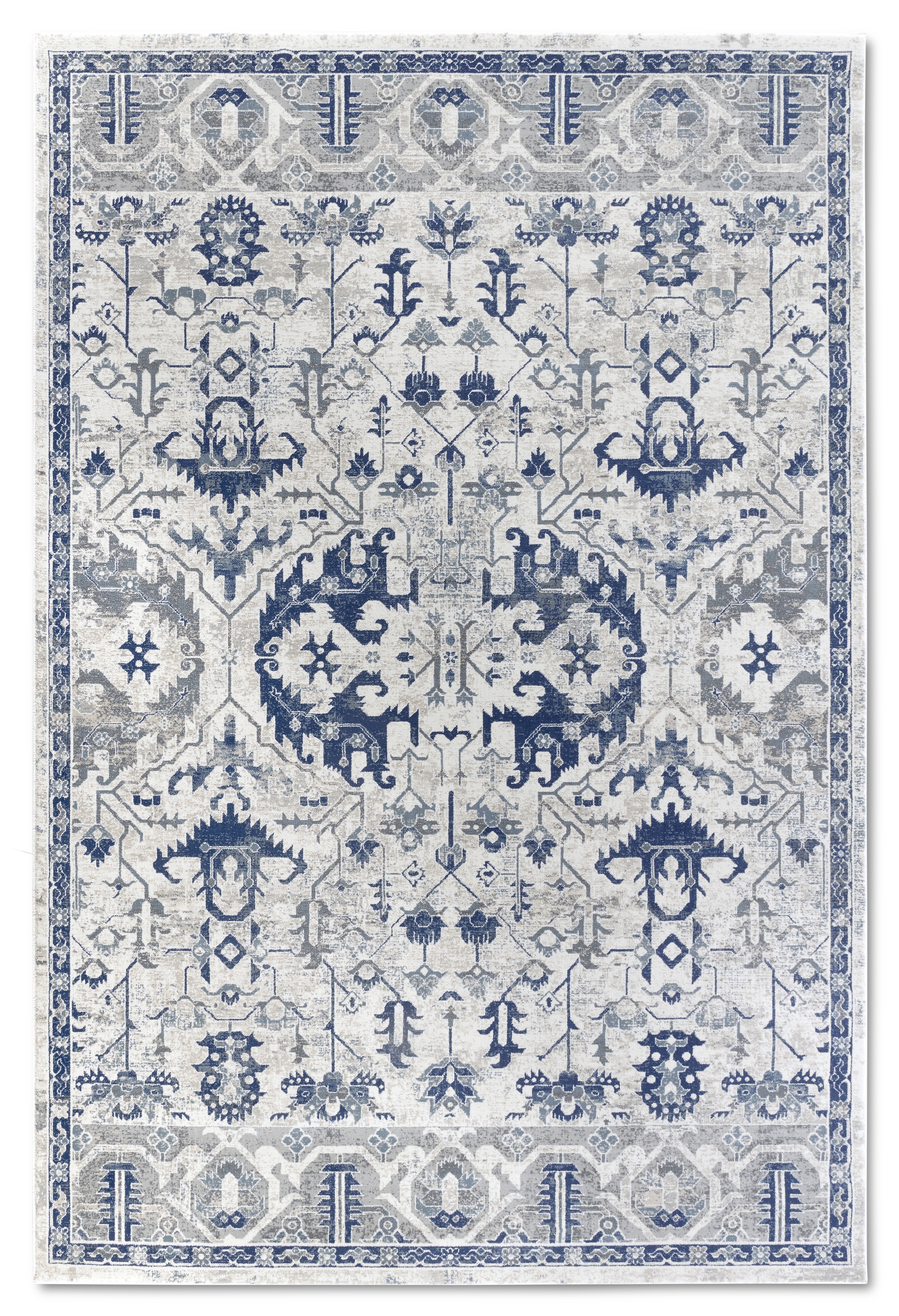 Villeroy & Boch, AKCIA: 160x235 cm Kusový koberec Villeroy & Boch 106121 Cream, Blue, modrá, obývacia izba