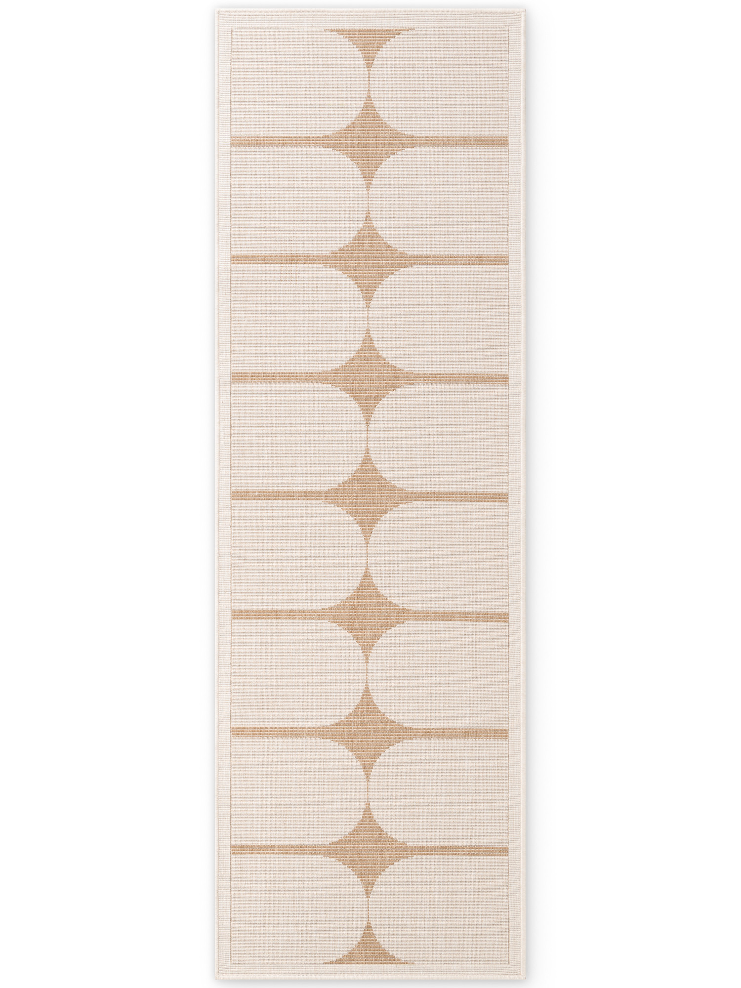 Hanse Home, Behúň Duet Bowen 106245 Beige/White - na von aj na doma, 80x250, béžová, chodba / predsieň