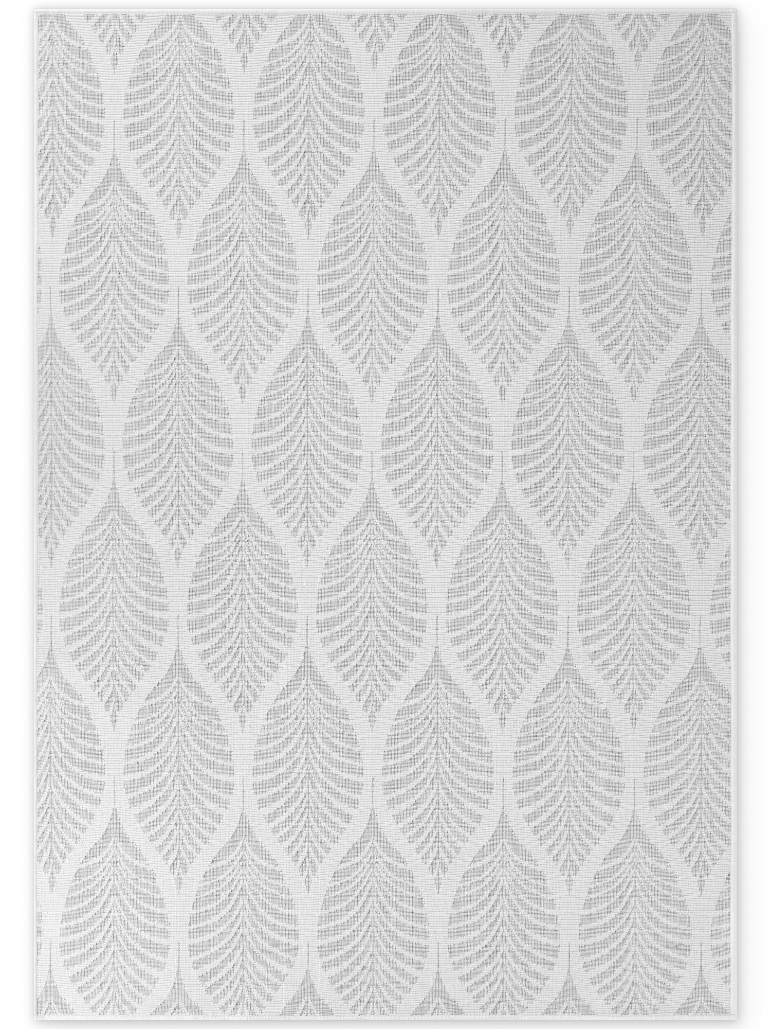 Hanse Home, Kusový koberec Duet Liora 106246 White/Gray - na von aj na doma, 120x170, šedá, chodba / predsieň