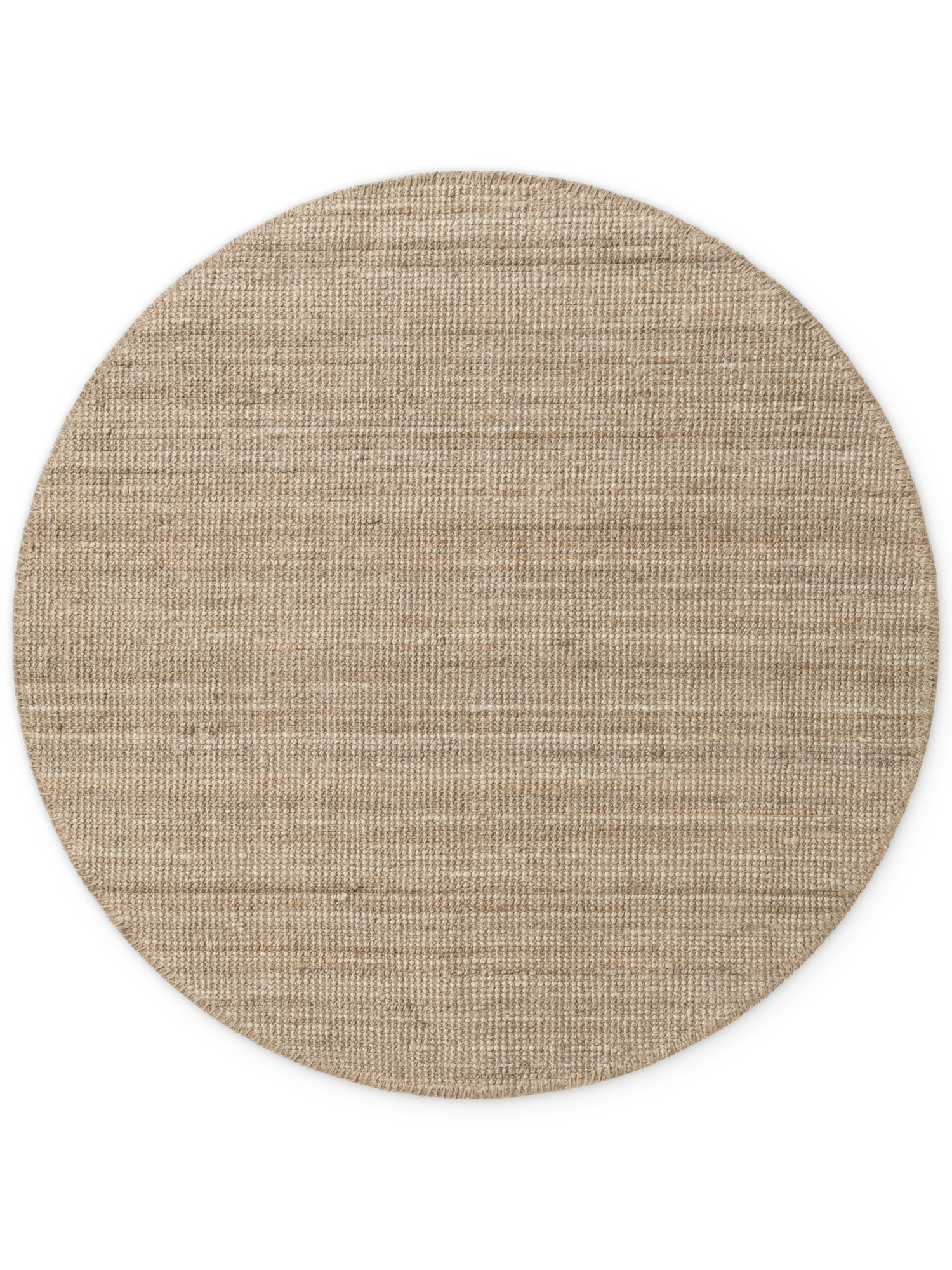 Hanse Home, Kusový koberec Jaipur 105975 Grey/Brown kruh, 200x200, béžová, chodba / predsieň
