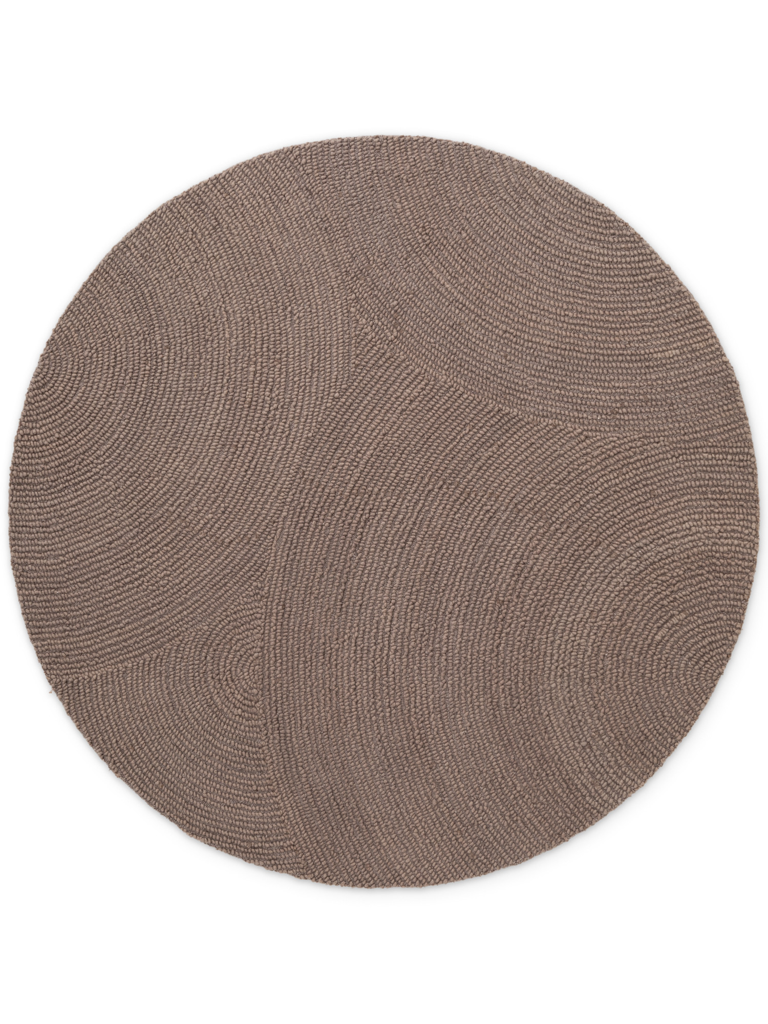Hanse Home, Kusový koberec Eleni 106219 Taupe kruh, 200x200 (priemer) kruh, hnedá, obývacia izba