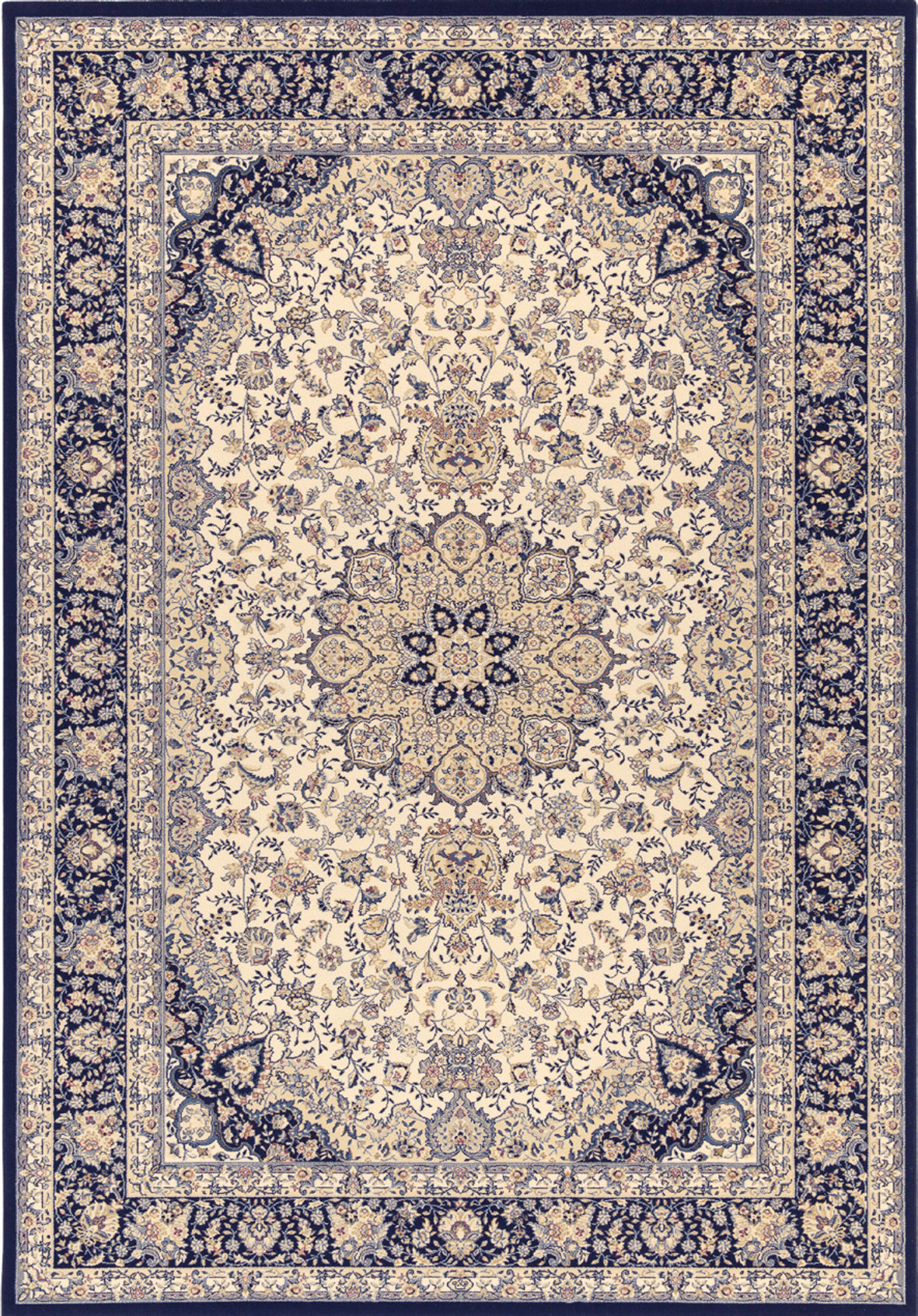 Osta, AKCIA: 240x340 cm Kusový koberec Diamond 7252 100, modrá, chodba / predsieň