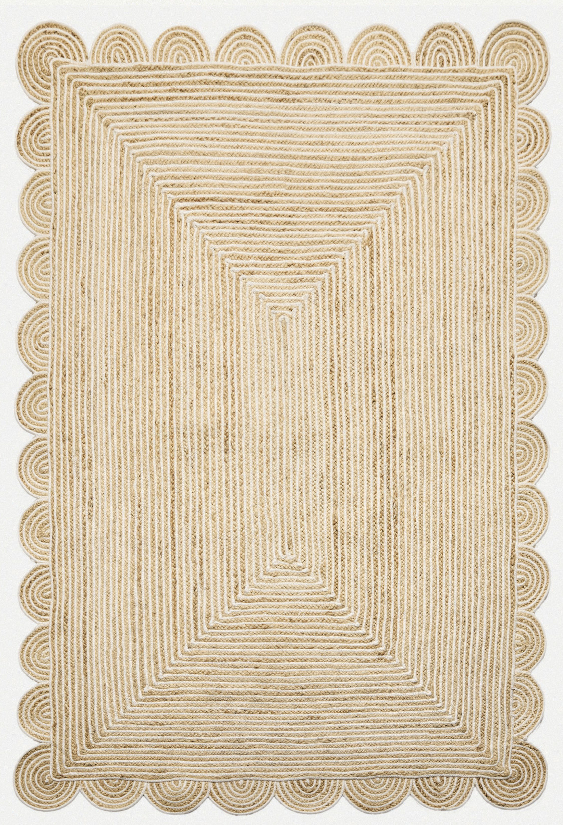 Diamond Carpets India, Ručne viazaný kusový koberec Aerie J 37 Natural, 120x170, béžová, chodba / predsieň