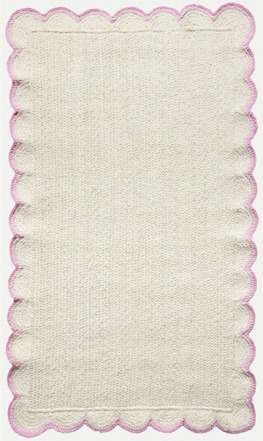 Diamond Carpets India, Ručne viazaný kusový koberec Bonnie SM 14 Silver, 120x170, ružová, chodba / predsieň