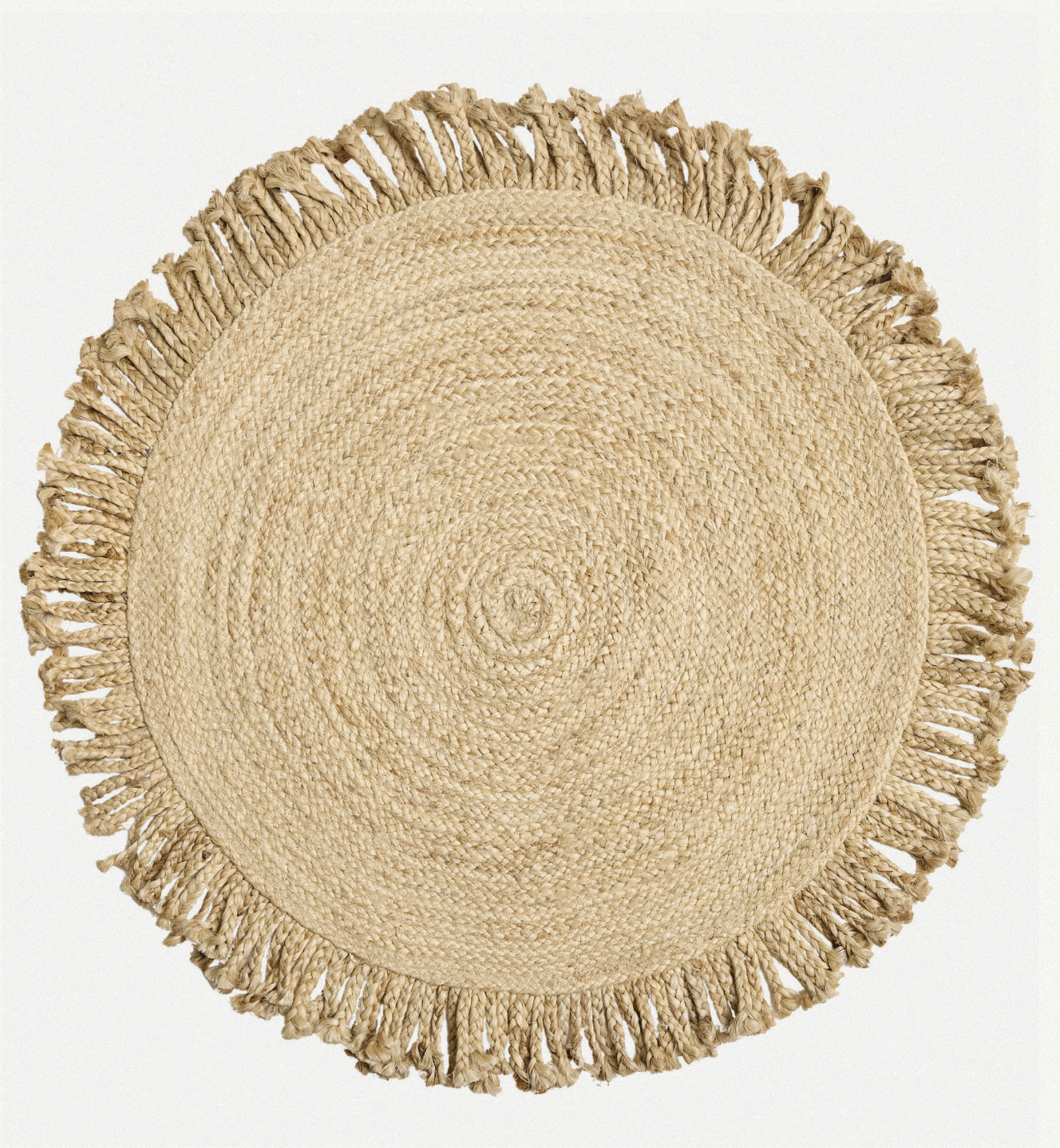 Diamond Carpets India, Ručne viazaný kusový koberec Jula J 34 Natural kruh, 120x120, béžová, chodba / predsieň