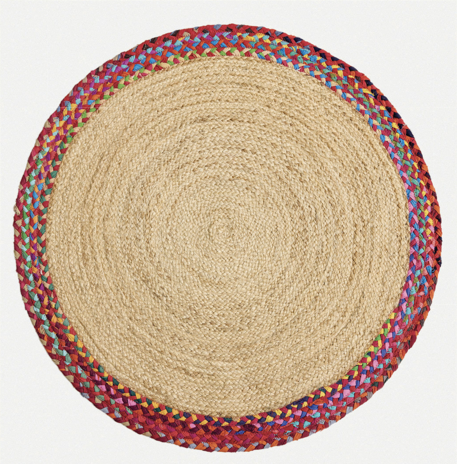 Diamond Carpets India, Ručne viazaný kusový koberec Lorne J 33 Natural kruh, 120x120, viacfarebná, chodba / predsieň