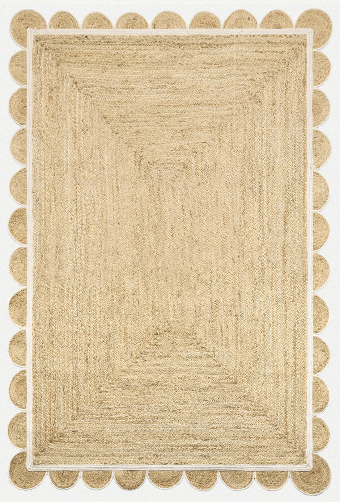Diamond Carpets India, Ručne viazaný kusový koberec Solin J 40 Natural, 120x170, béžová, chodba / predsieň