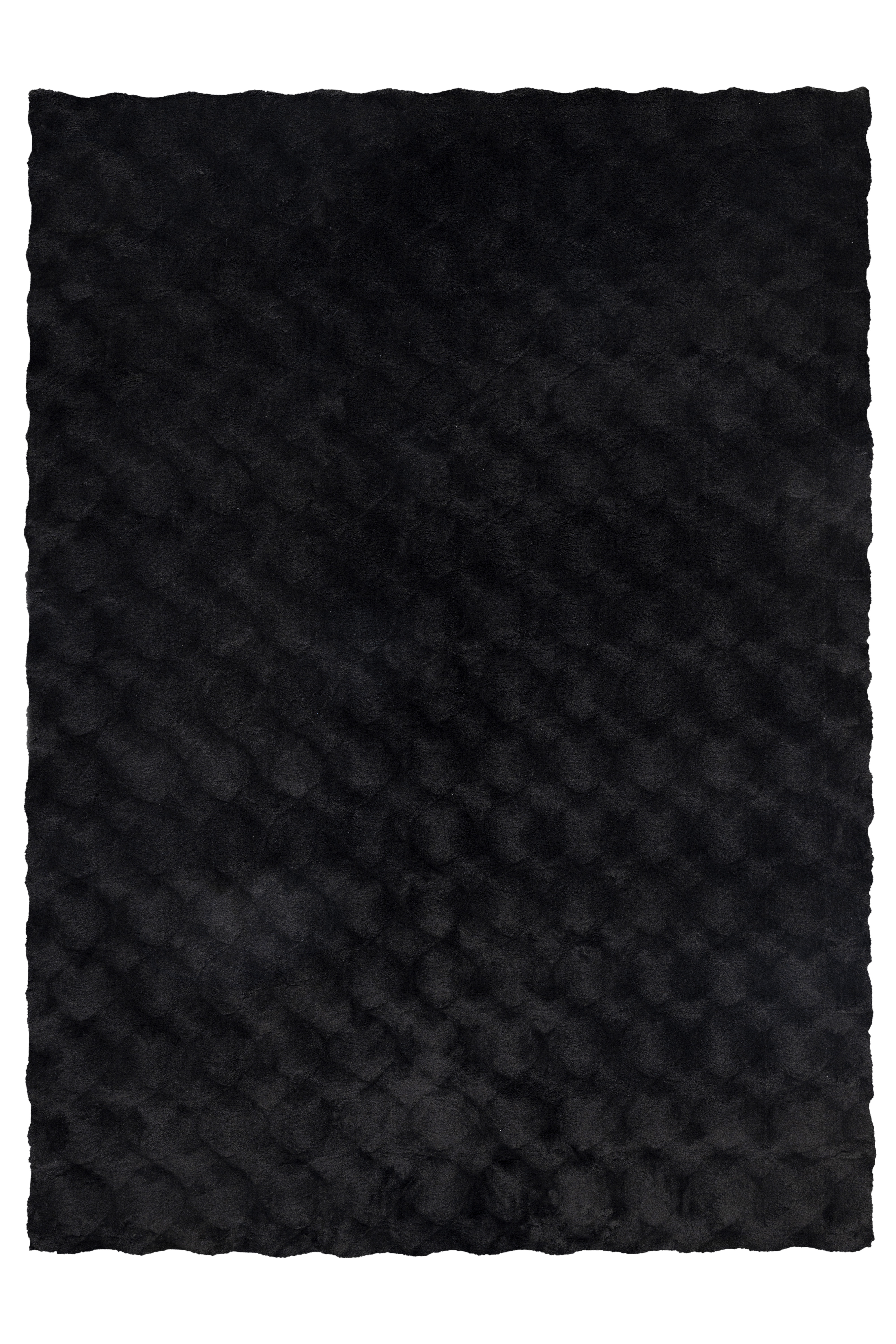 Obsession, Kusový koberec Diamond Cut 800 Anthrazit, 80x150, čierna, obývacia izba