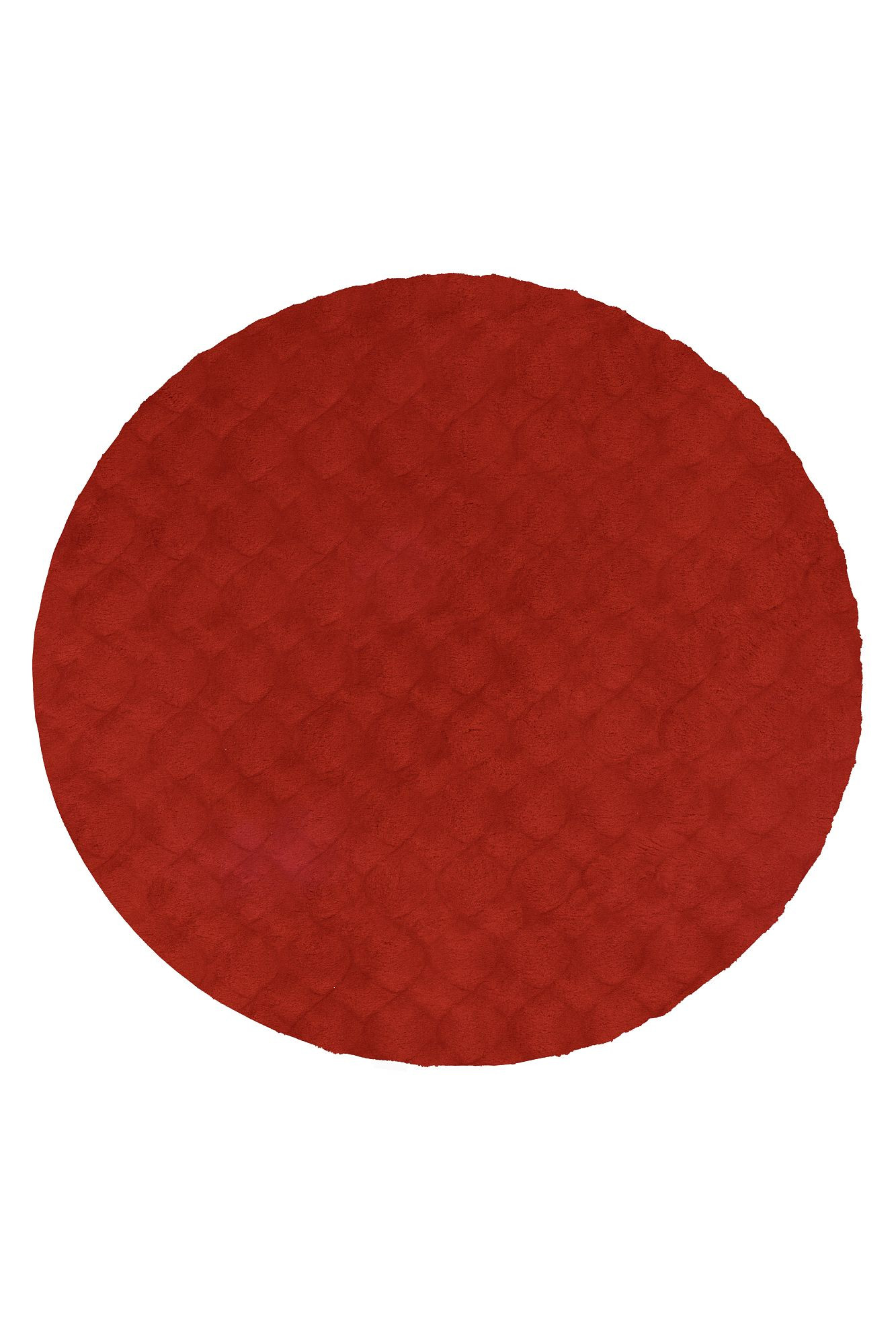 Obsession, Kusový koberec Diamond Cut 800 Red kruh, 120x120 (priemer) kruh, červená, obývacia izba