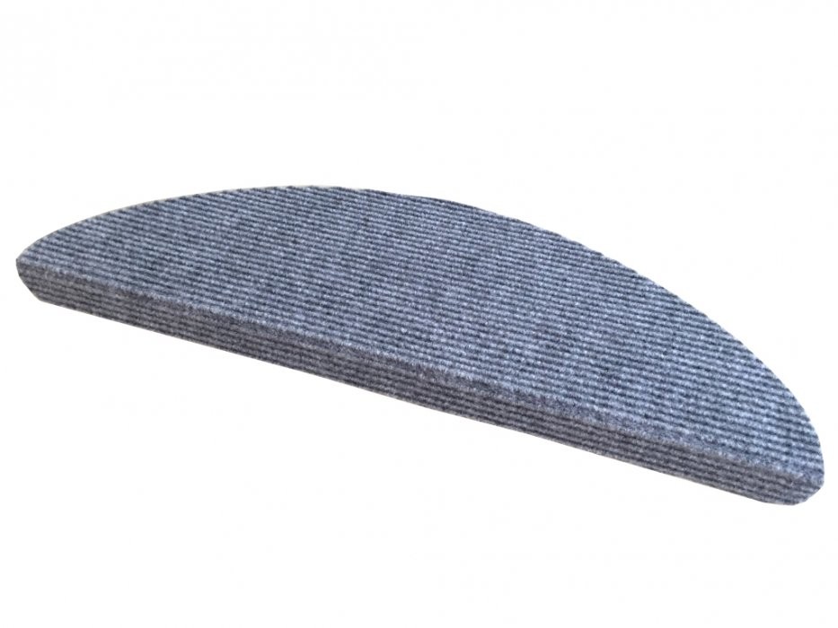 Vopi Nášľapy na schody Quick step šedý polkruh, samolepiaci - 24x65 polkruh (rozmer vrátane ohybu)