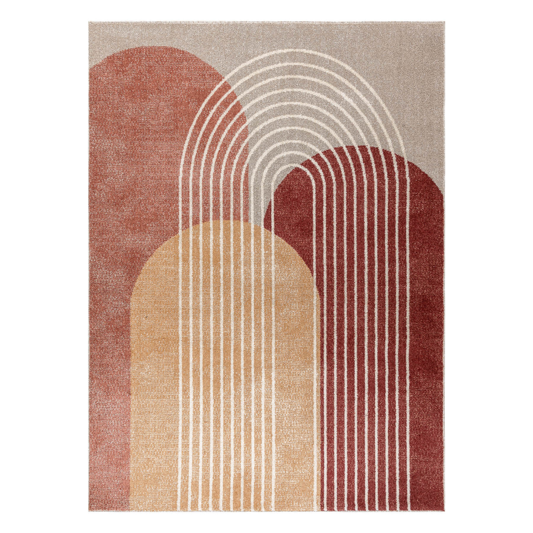 Dywany Łuszczów, Kusový koberec Fusion 0810 beige/terra, 80x150, viacfarebná, kancelária