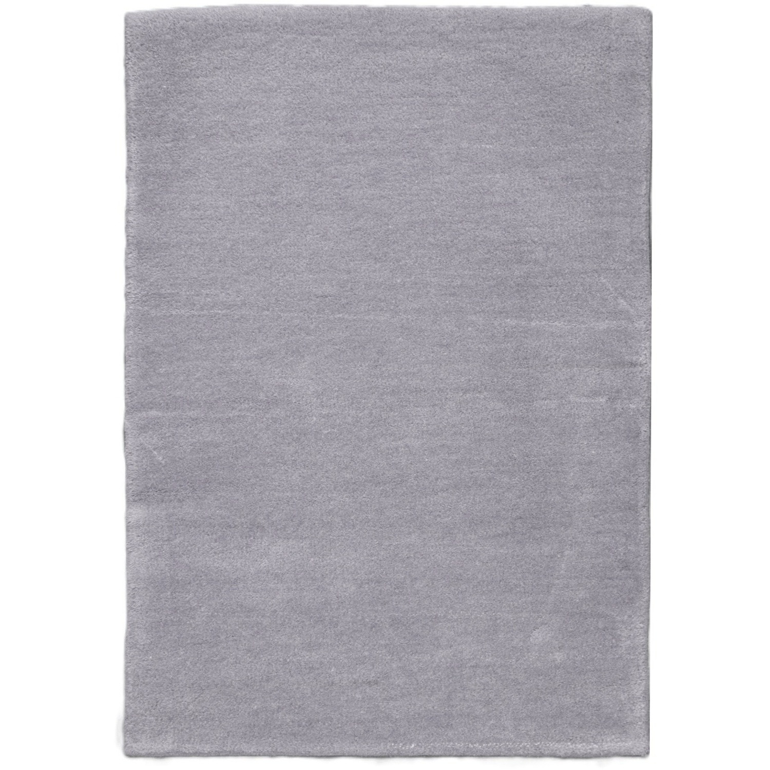 Tiwari Carpet, Ručne všívaný kusový koberec Asra wool sv. šedá, 120x170, šedá, obývacia izba