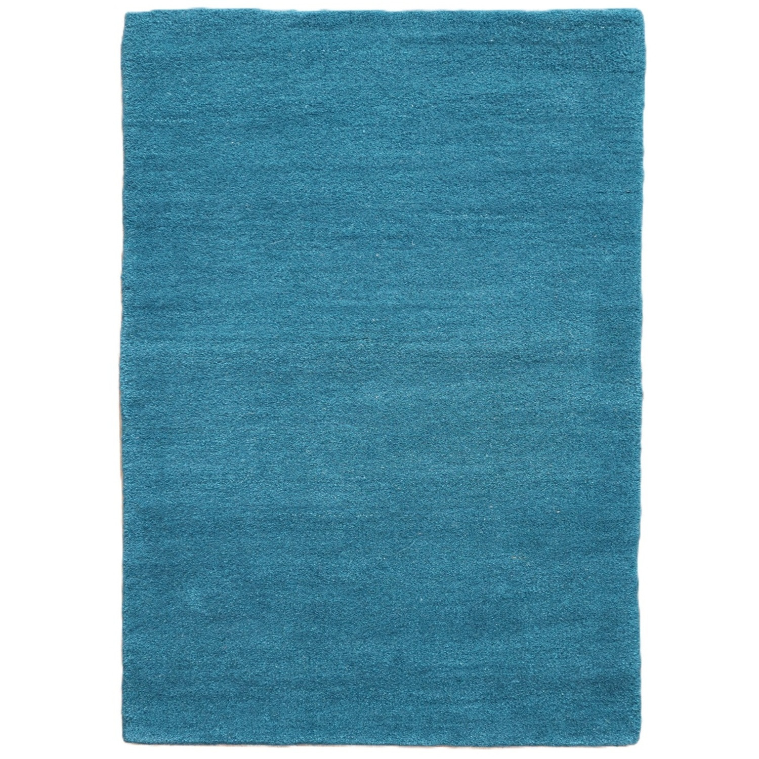 Asra, Ručne všívaný kusový koberec Asra wool petrolej, 60x110, modrá, obývacia izba