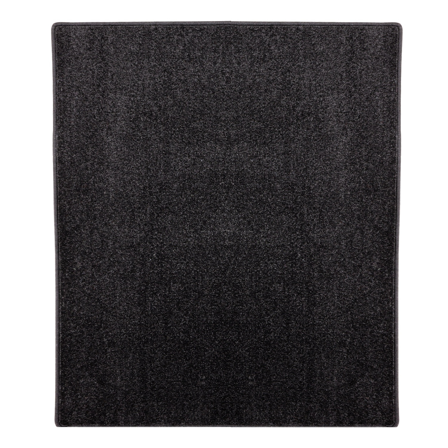 Vopi, AKCIA: 200x200 cm Kusový koberec Eton čierny 78 štvorec, čierna, chodba / predsieň