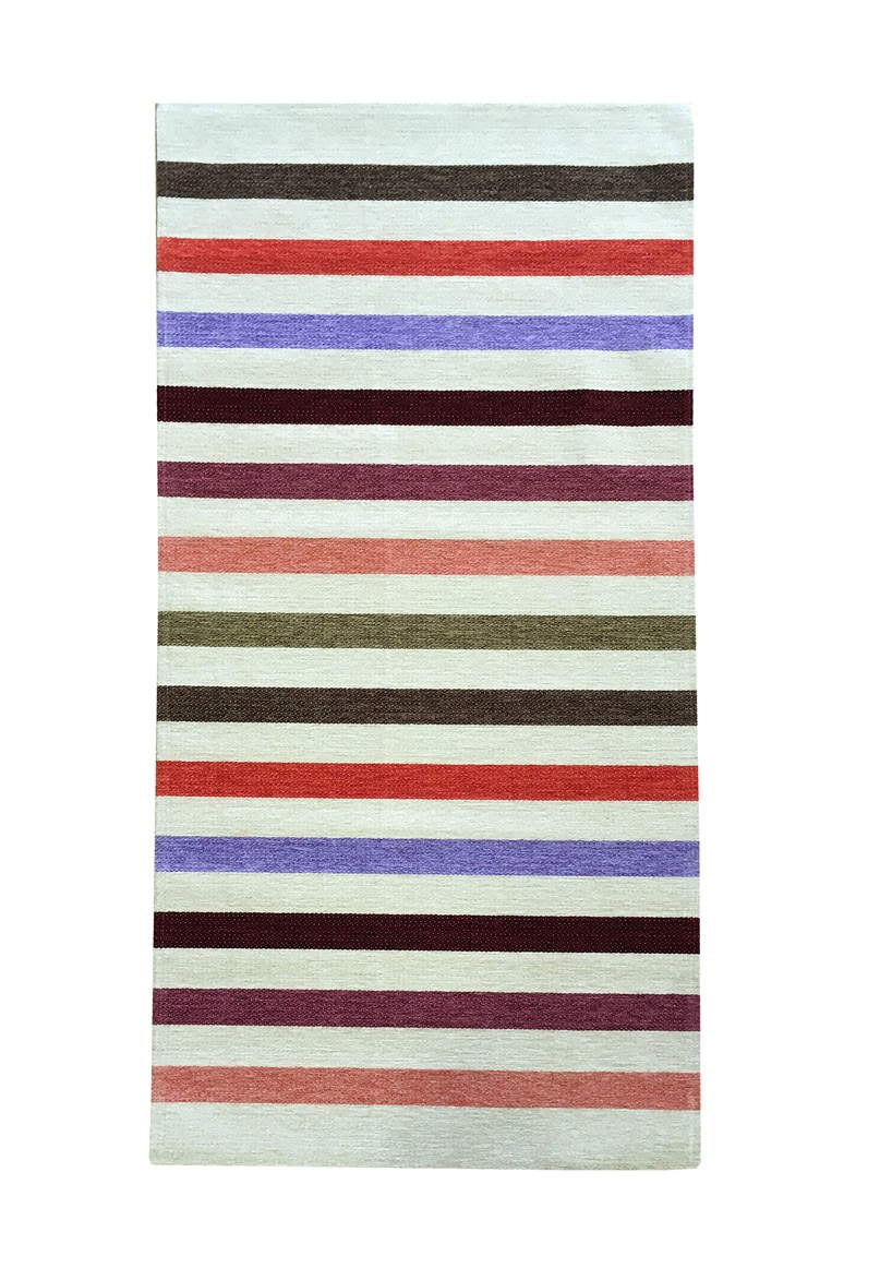 Oriental Weavers, Protišmykový ručne tkaný behúň Laos 42/999X, 55x85, viacfarebná, chodba / predsieň