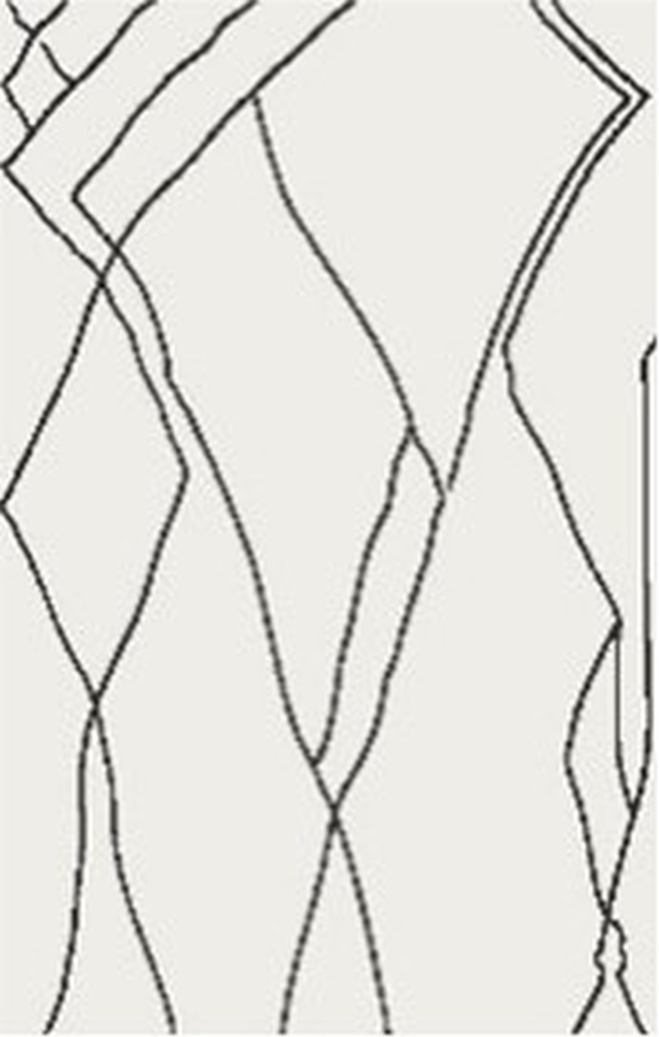 My Flair, Kusový koberec Moroccan Magic weiß kruh, 190x190 (průměr) kruh, čiernobiela, obývacia izba
