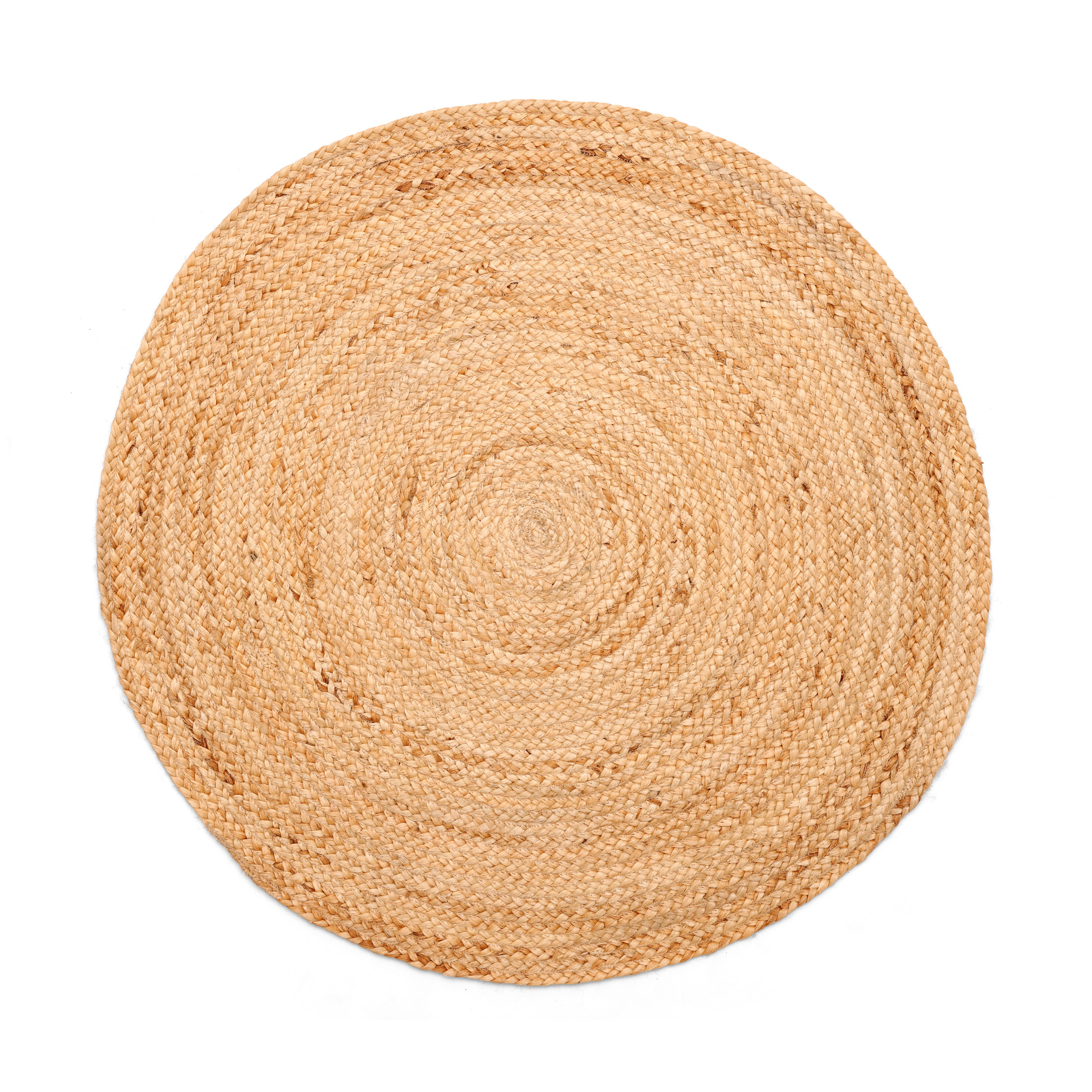 My Flair, Kusový koberec Lola natur kruh, 120x120 (priemer) kruh, béžová, chodba / predsieň