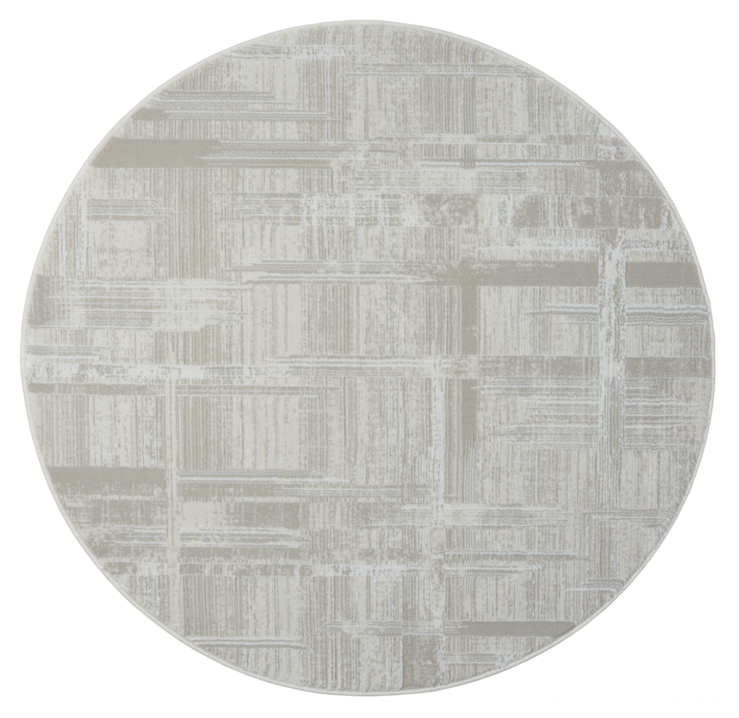 My Flair, Kusový koberec My Favorite CA60026 creme kruh, 120x120 (priemer) kruh, béžová, chodba / predsieň