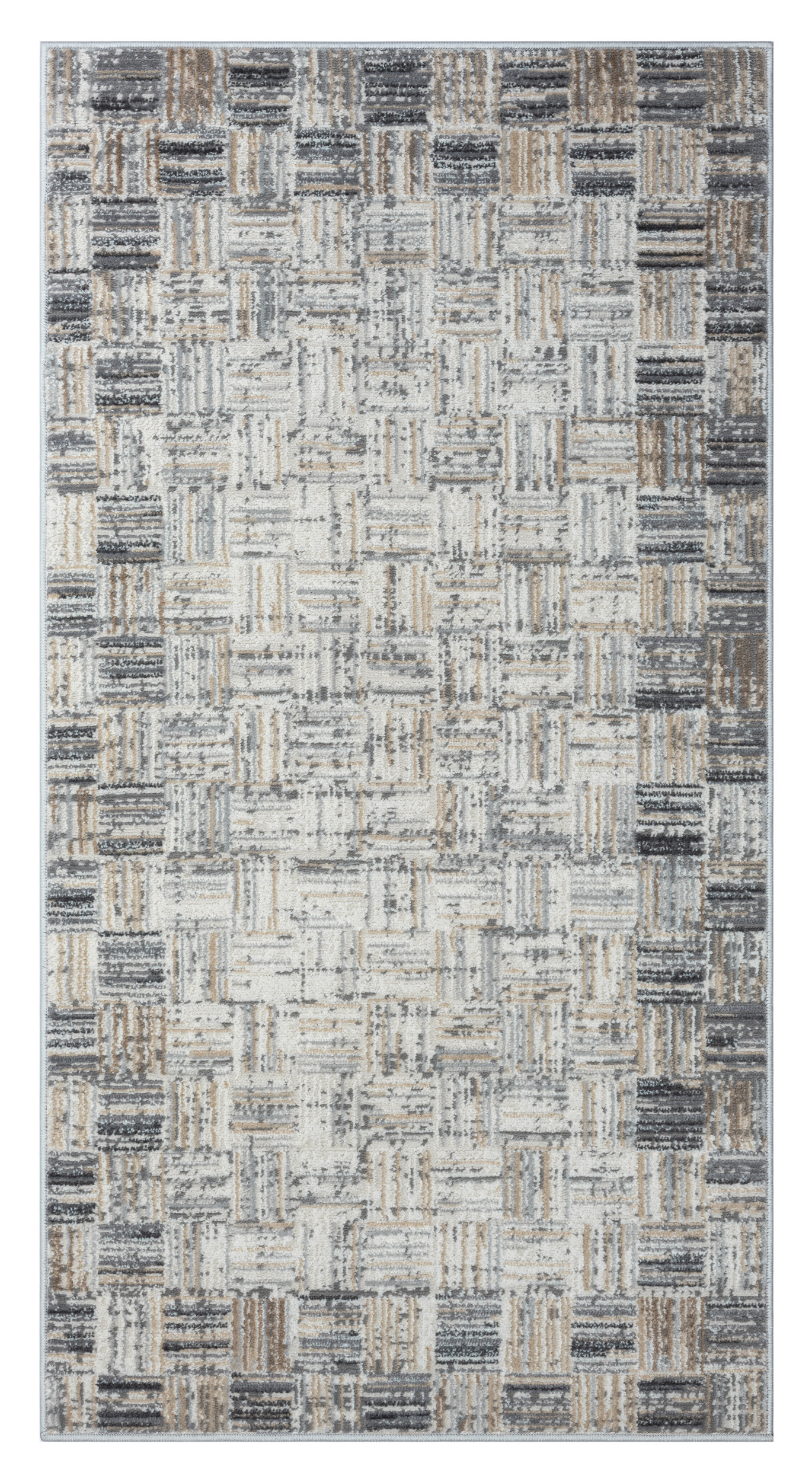 My Flair, Kusový koberec My Mood creme, 200x290, šedá, chodba / predsieň