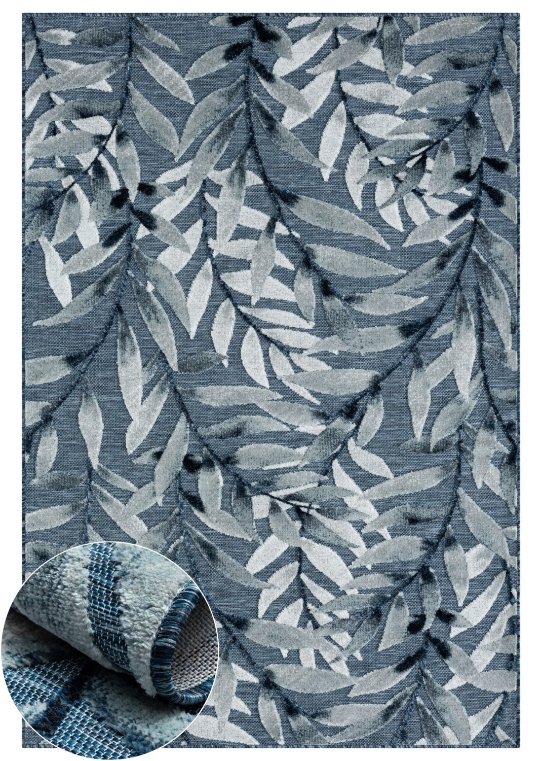 My Flair, Kusový koberec Hazel blau, 320x240, modrá, chodba / predsieň